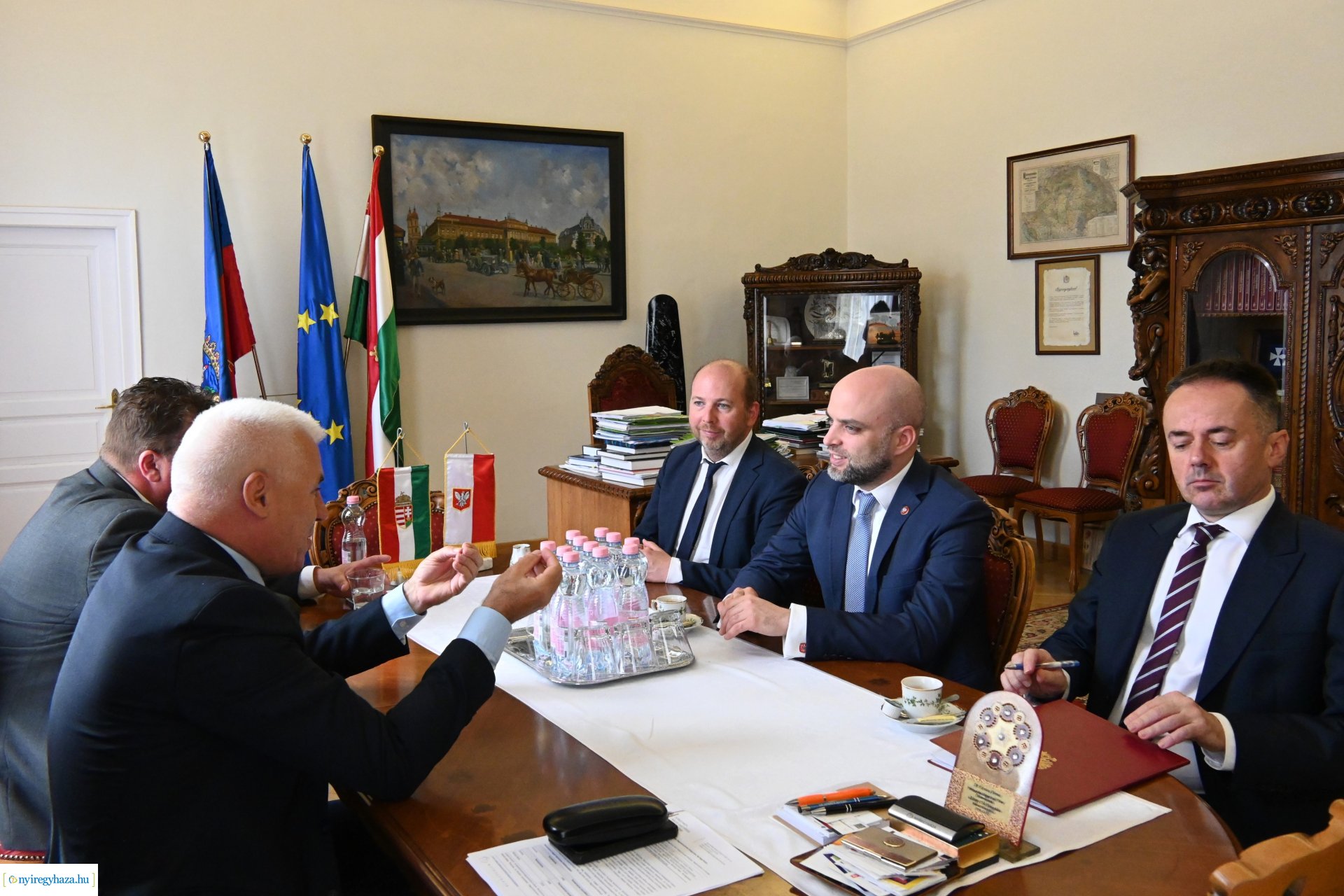 A városházára látogatott a lengyel nagykövet