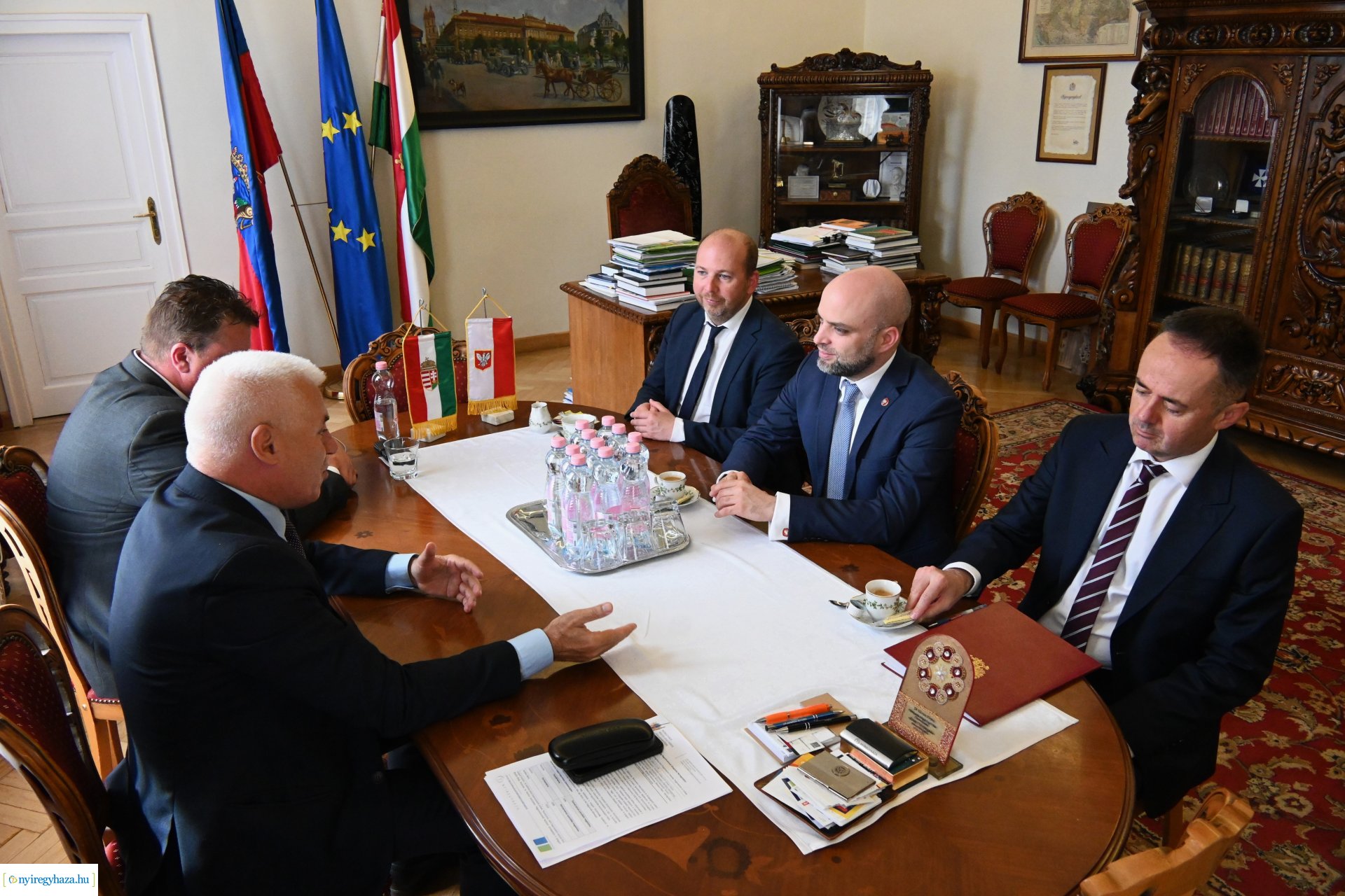 A városházára látogatott a lengyel nagykövet