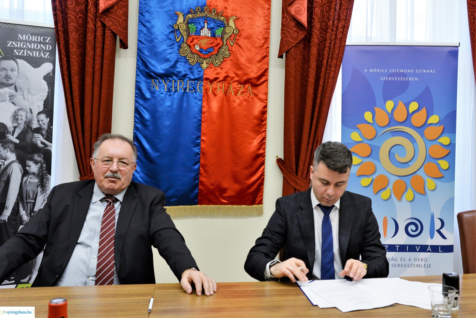 A VIDOR Fesztivál hivatalos főszponzori szerződés aláírása