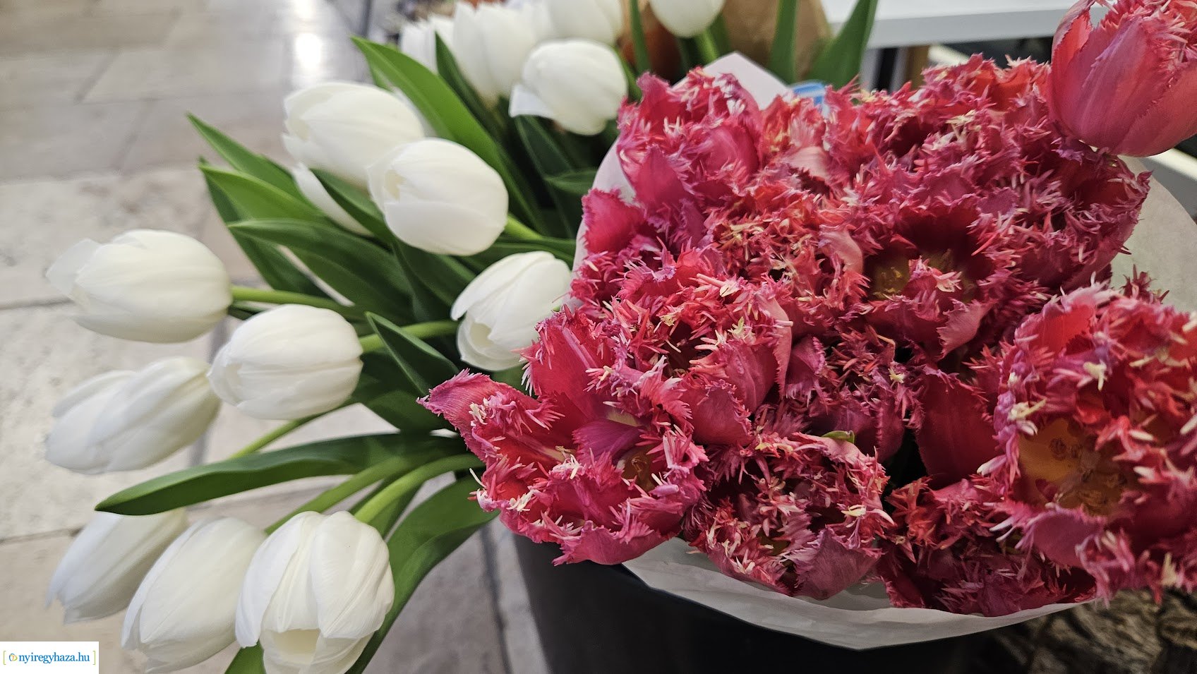 A virágárusok felkészültek...