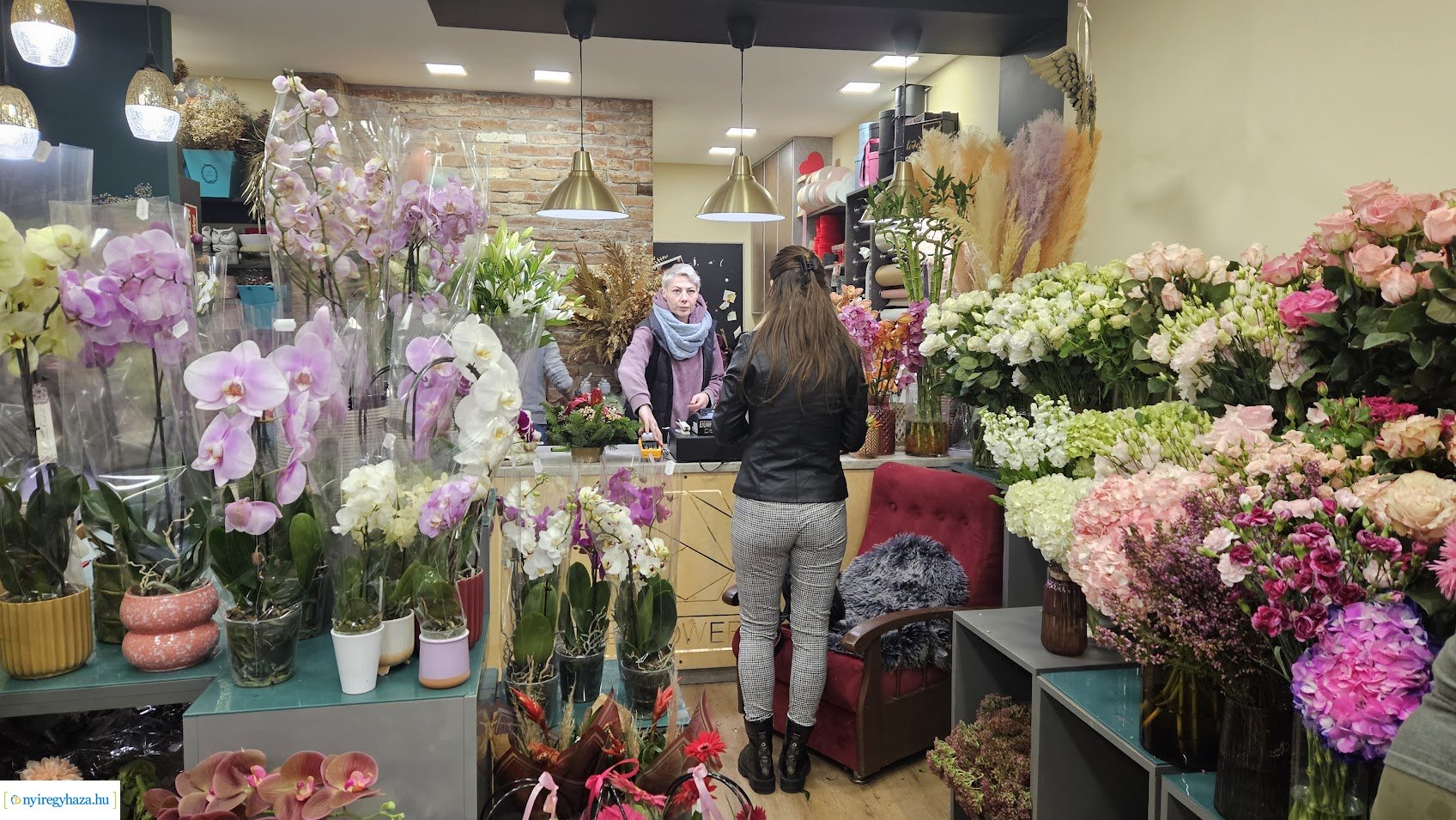 A virágárusok felkészültek...