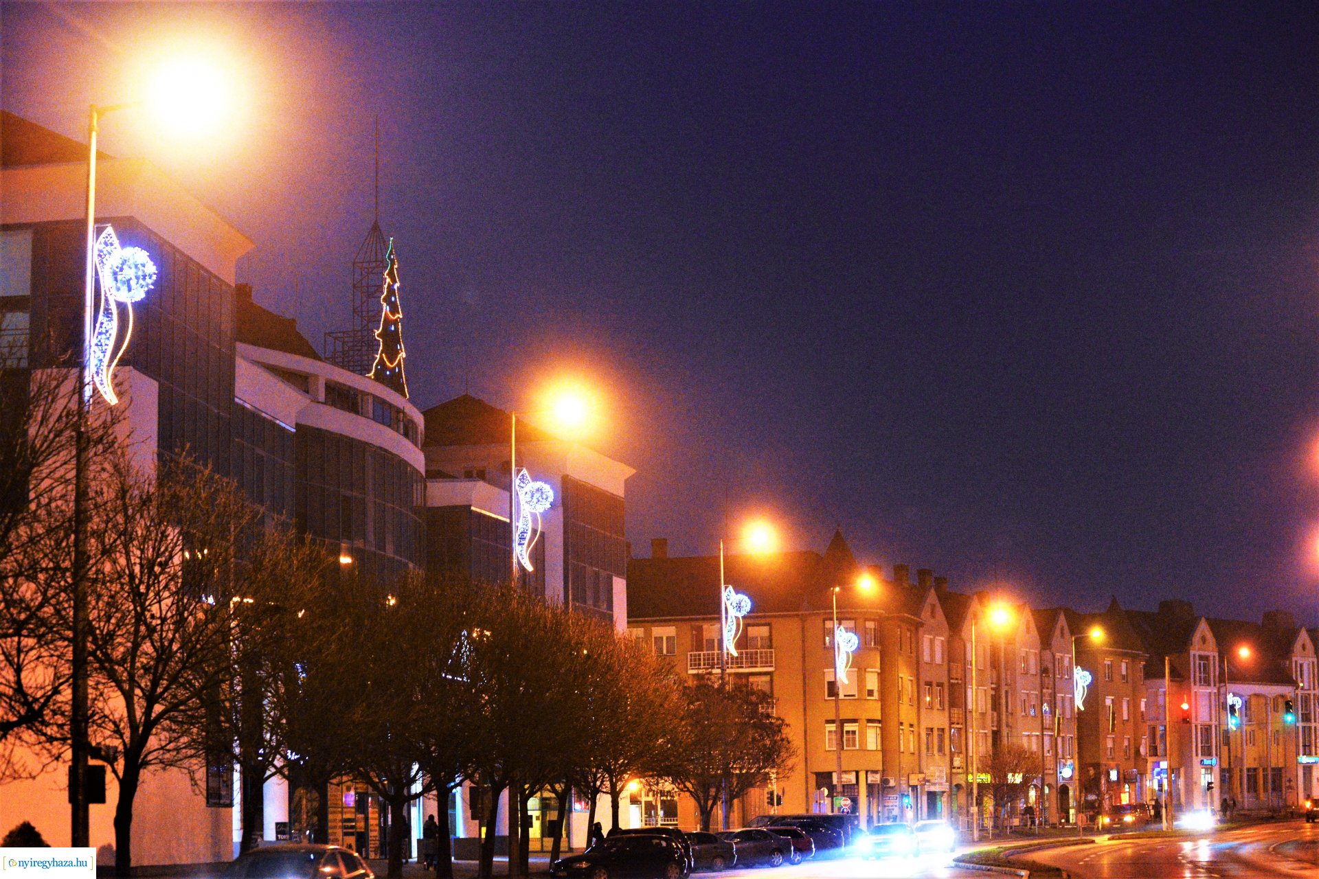 Adventi fények Nyíregyházán