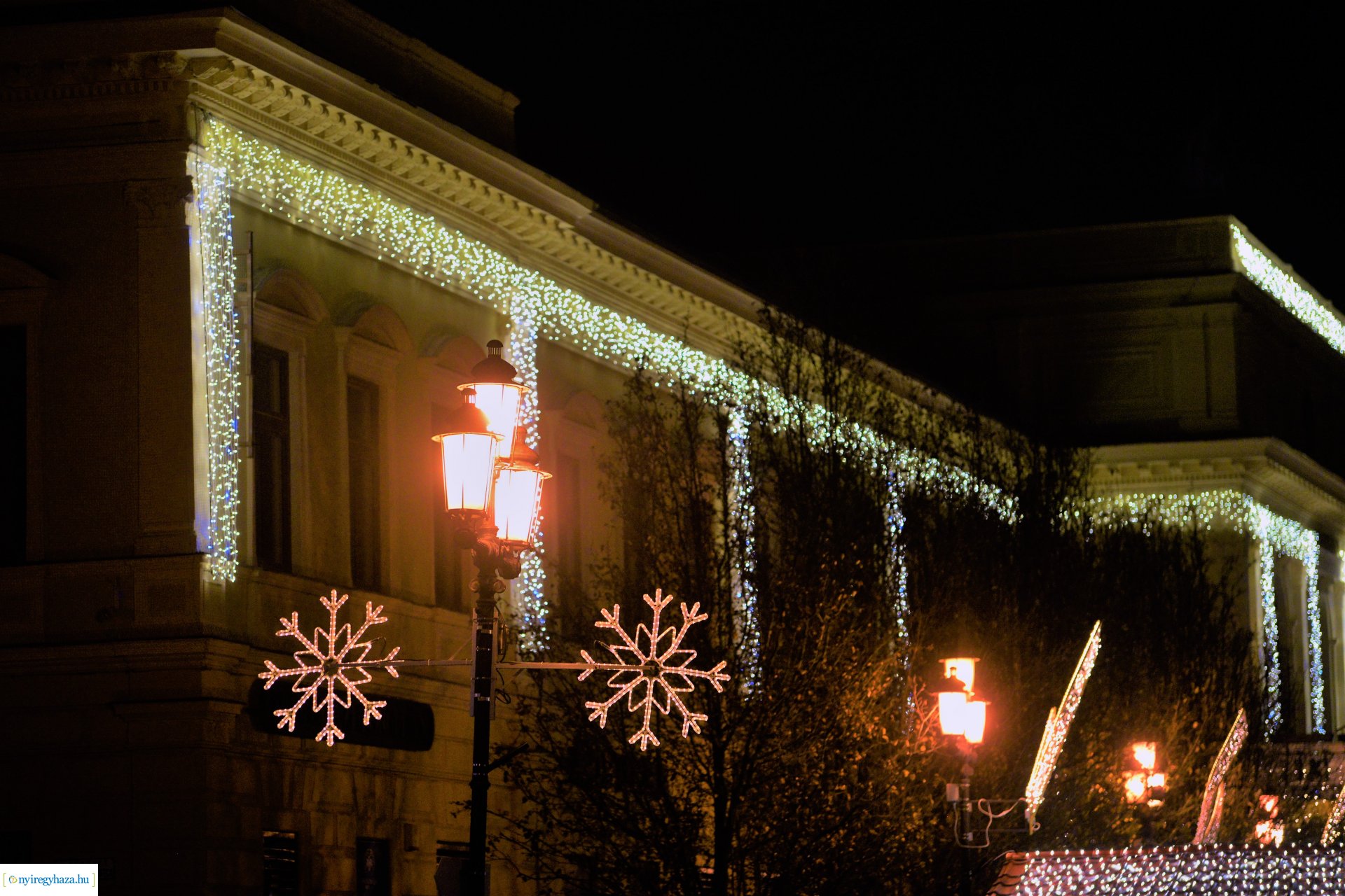 Adventi fények Nyíregyházán