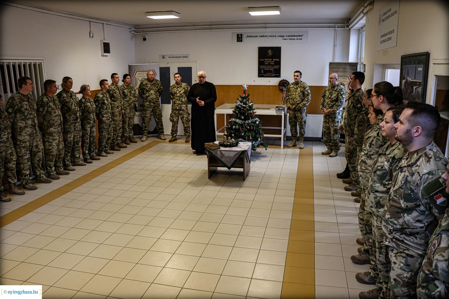 Advent a laktanyában