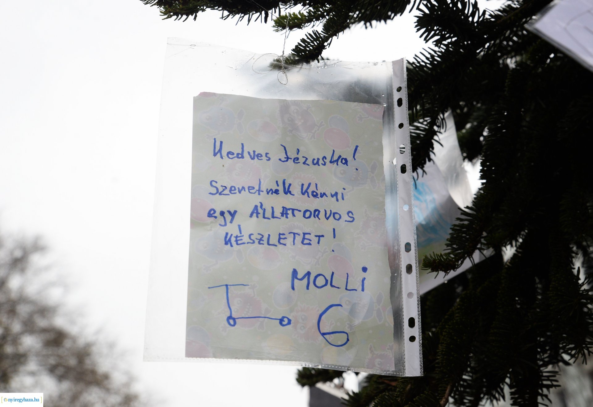 Advent első vasárnapján szállingózó hóesében