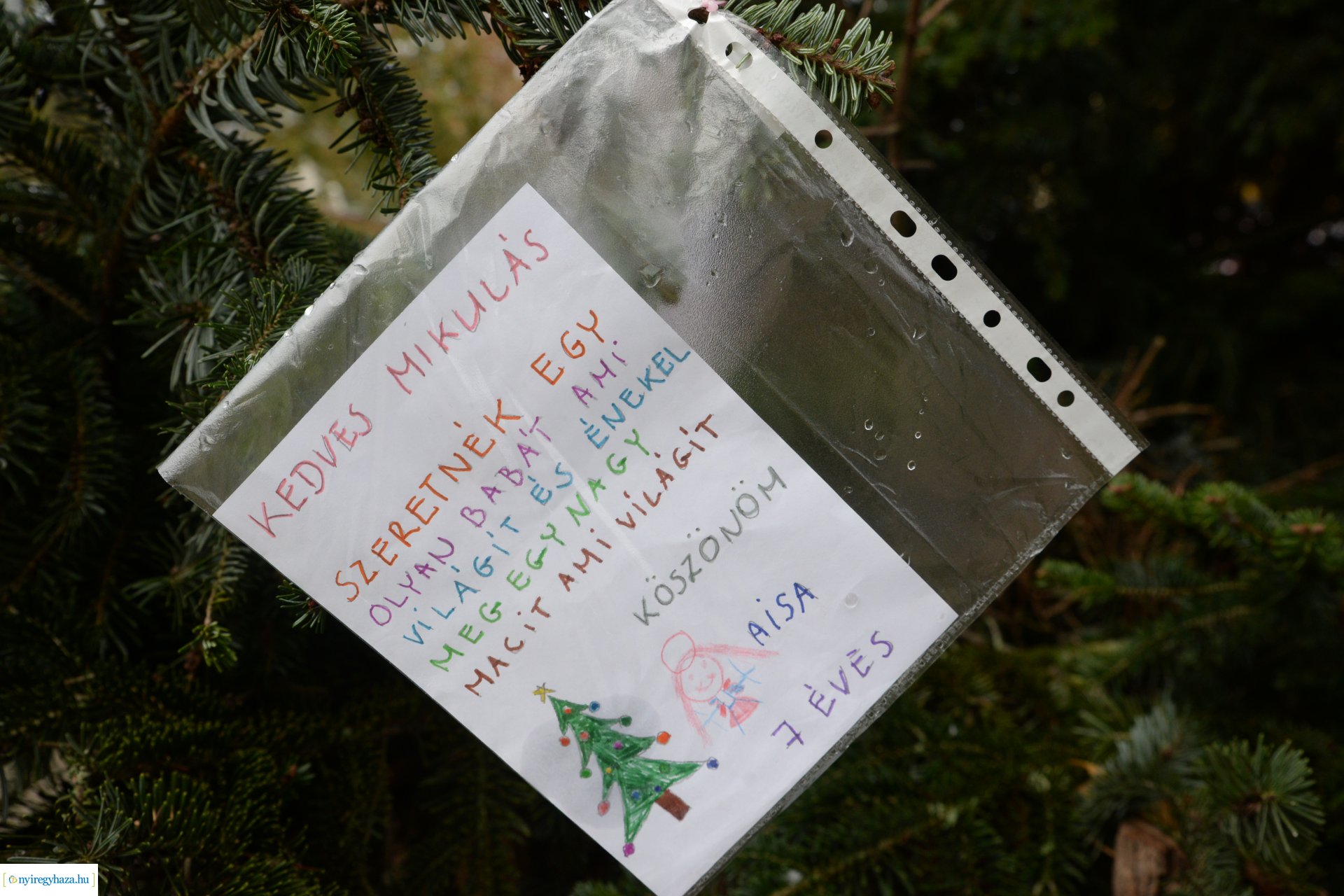 Advent első vasárnapján szállingózó hóesében