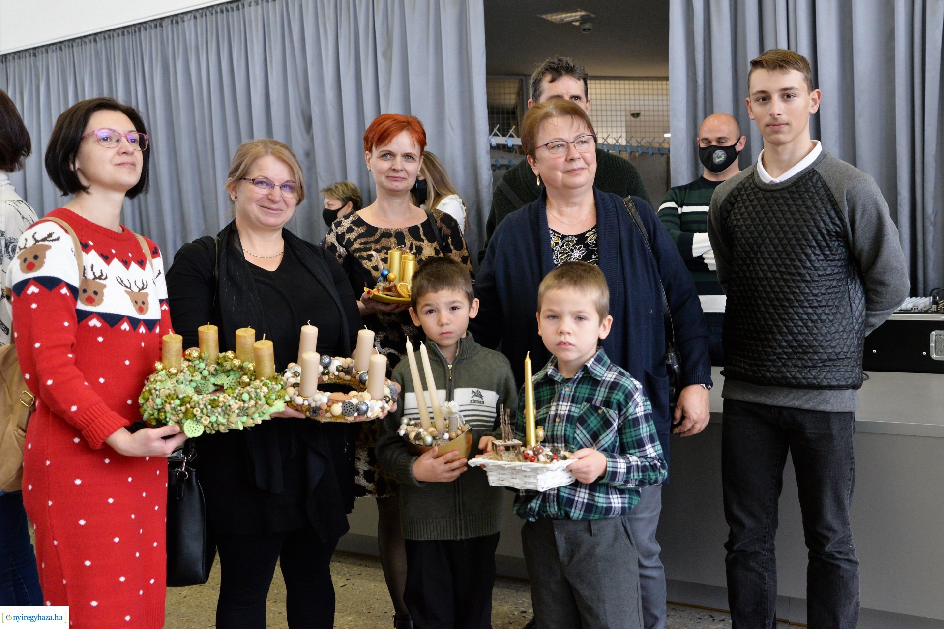 Adventi koszorúverseny eredményhirdetése a Váci Mihály Kulturális Központban