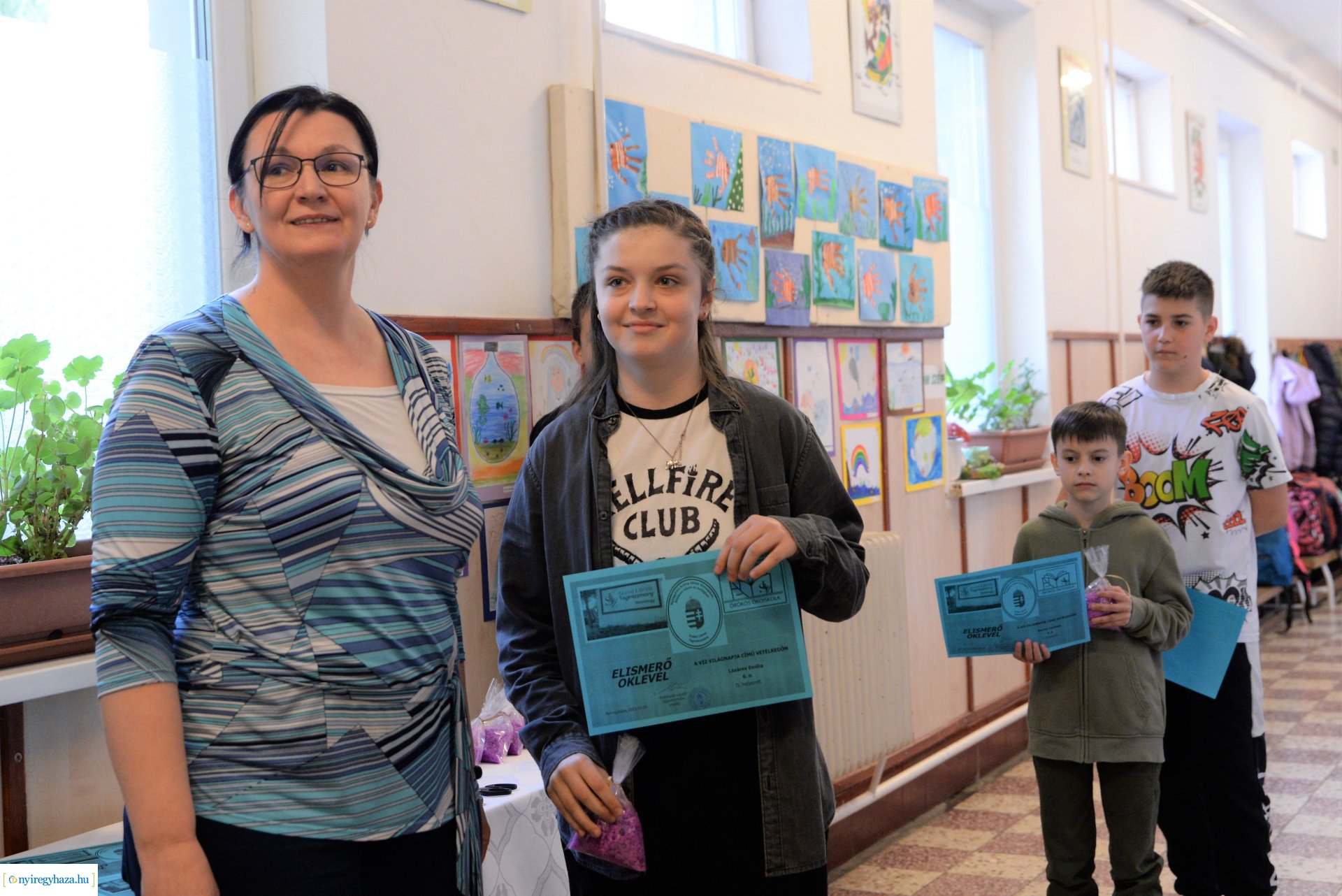 Akvárium átadó ünnepség a Szabó Lőrinc tagintézményben