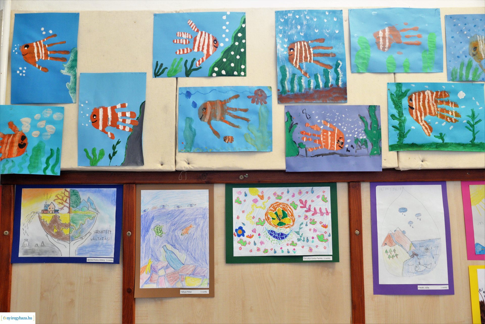 Akvárium átadó ünnepség a Szabó Lőrinc tagintézményben