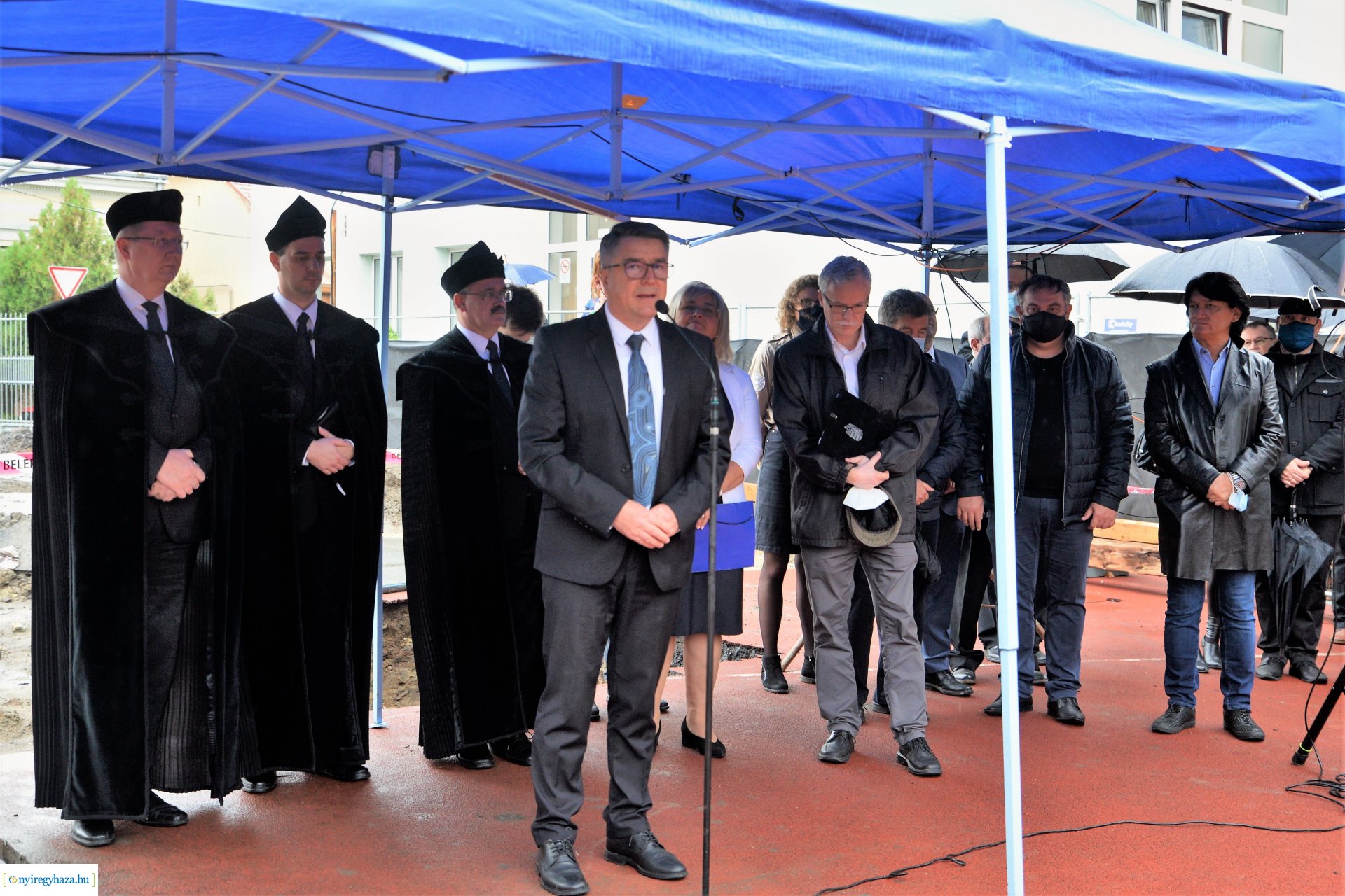 Alapkőletétel a Jókai Mór Református Általános Iskolában