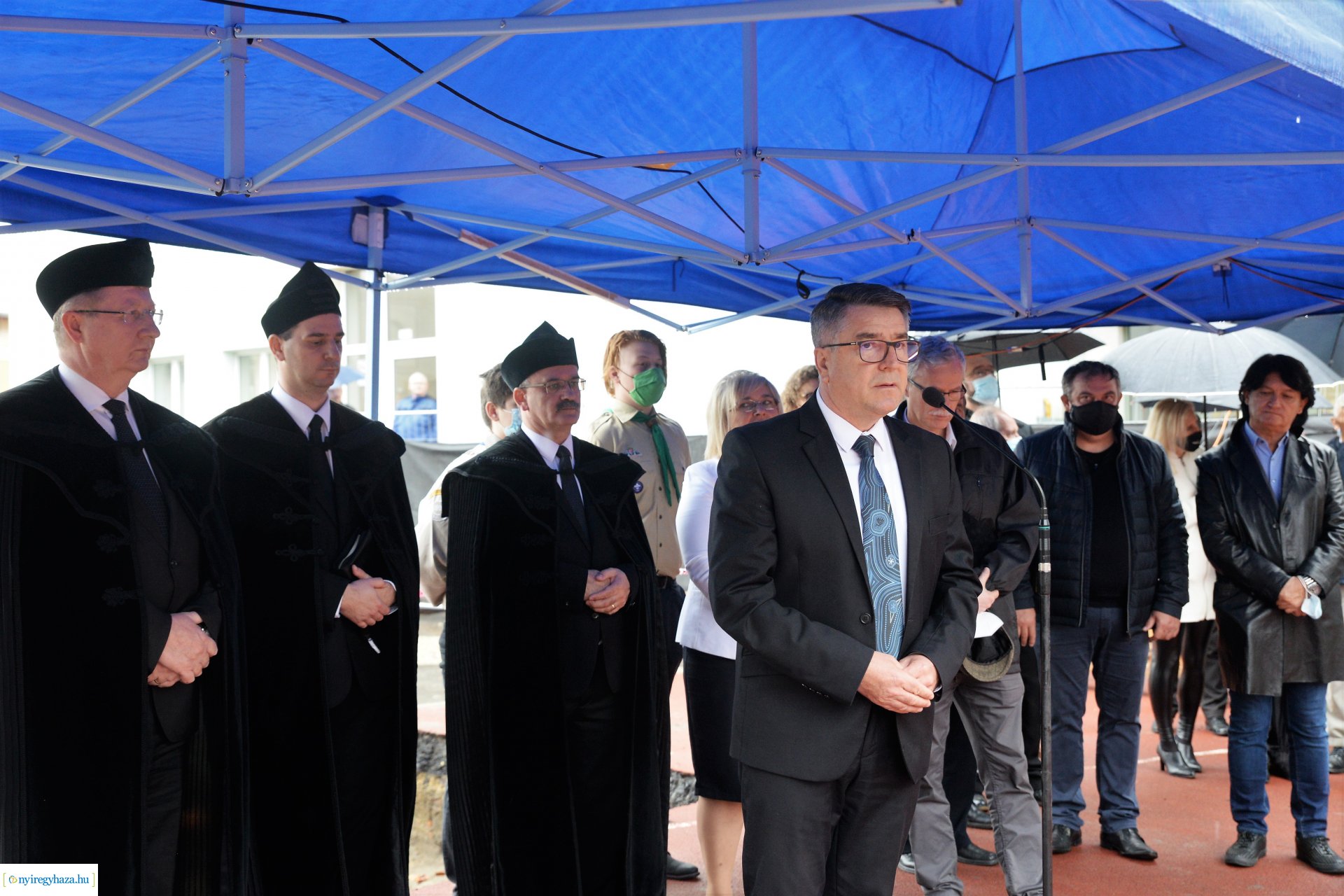 Alapkőletétel a Jókai Mór Református Általános Iskolában