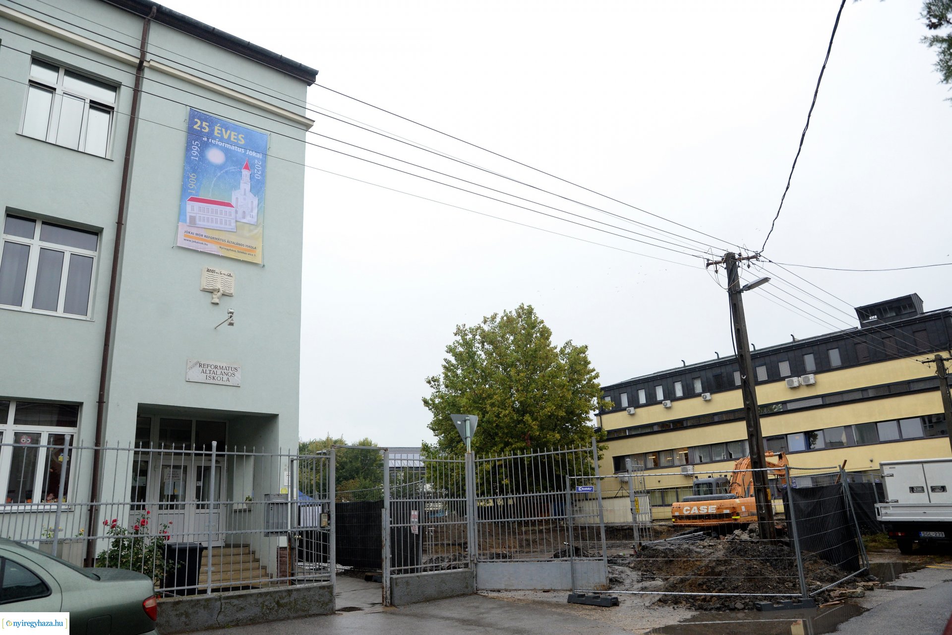 Alapkőletétel a Jókai Mór Református Általános Iskolában