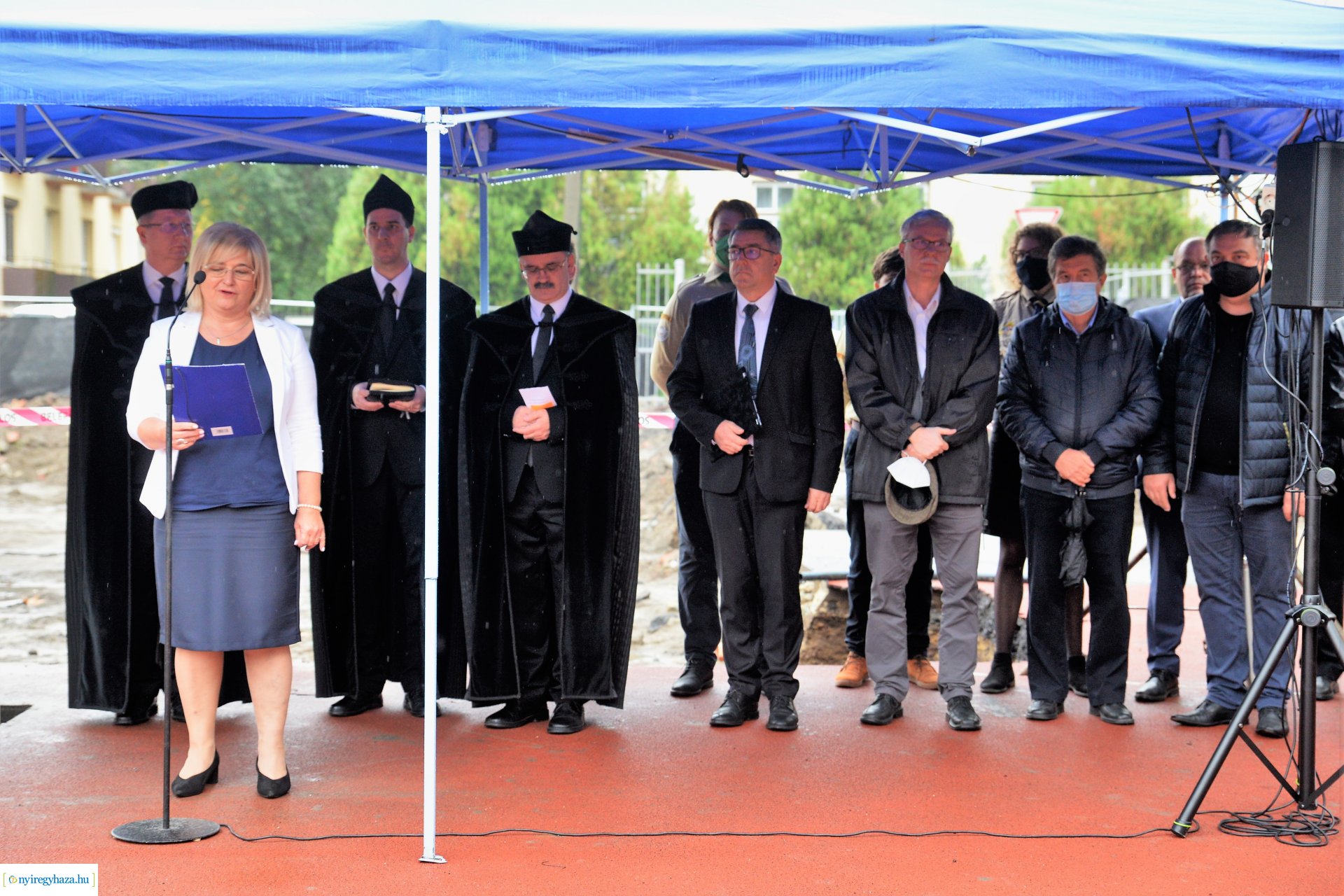 Alapkőletétel a Jókai Mór Református Általános Iskolában