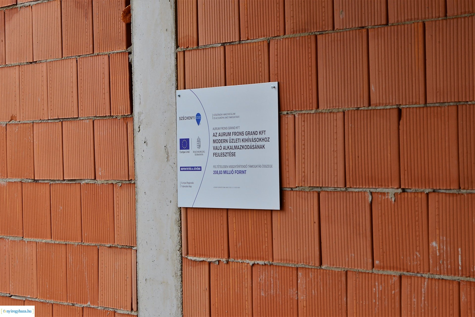 Alapkőletétel Nyíregyházán