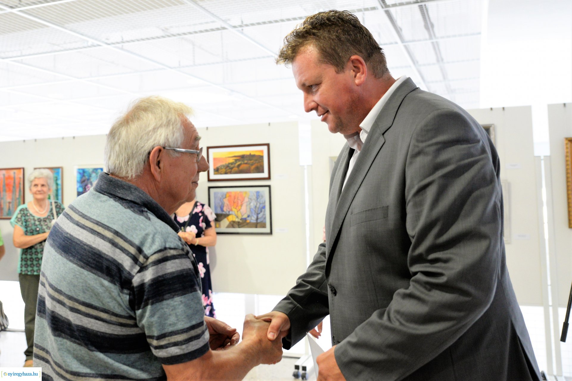 Alkotó Idősek  pályázat - kiállítás megnyitó