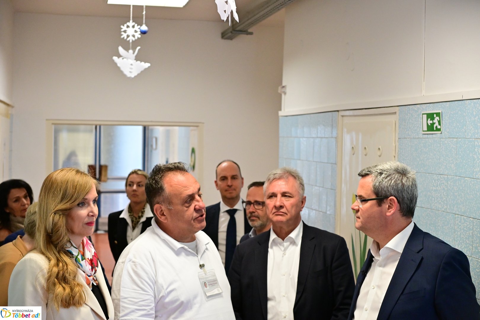 Államtitkári látogatás a Jósa András kórházban 2025 májusában