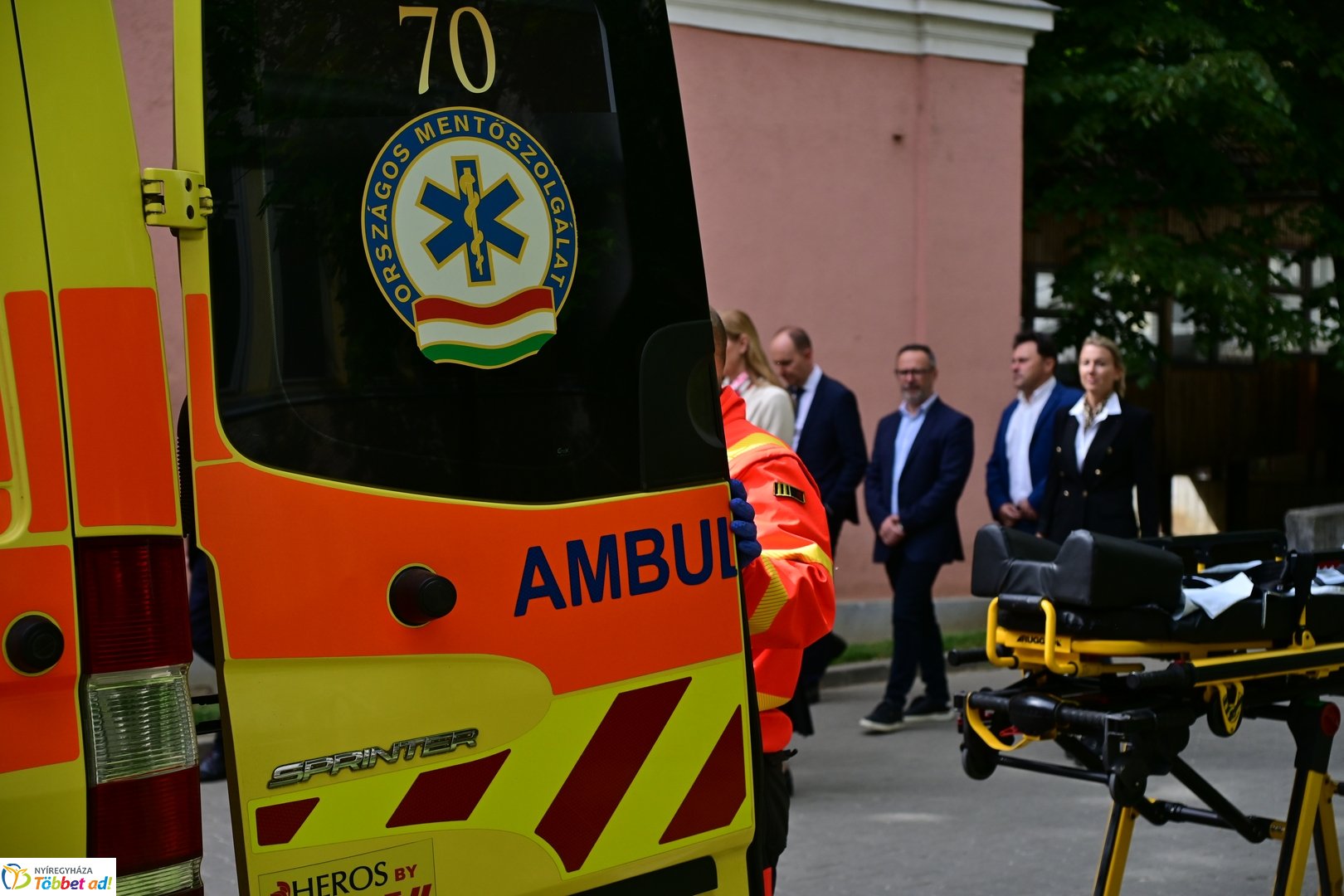 Államtitkári látogatás a Jósa András kórházban 2025 májusában