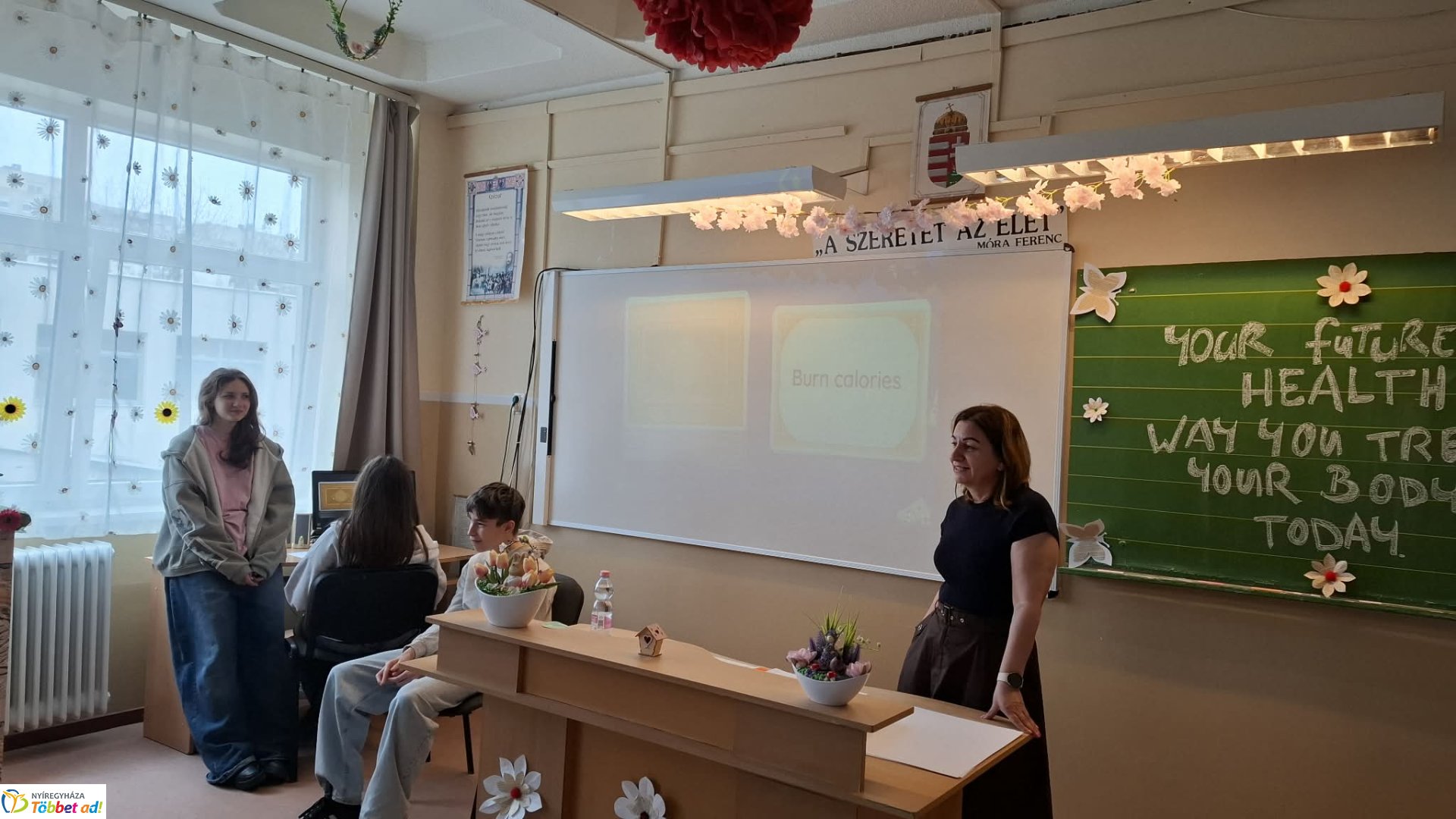 Angolos akadályversenyen mérték össze tudásukat a diákok