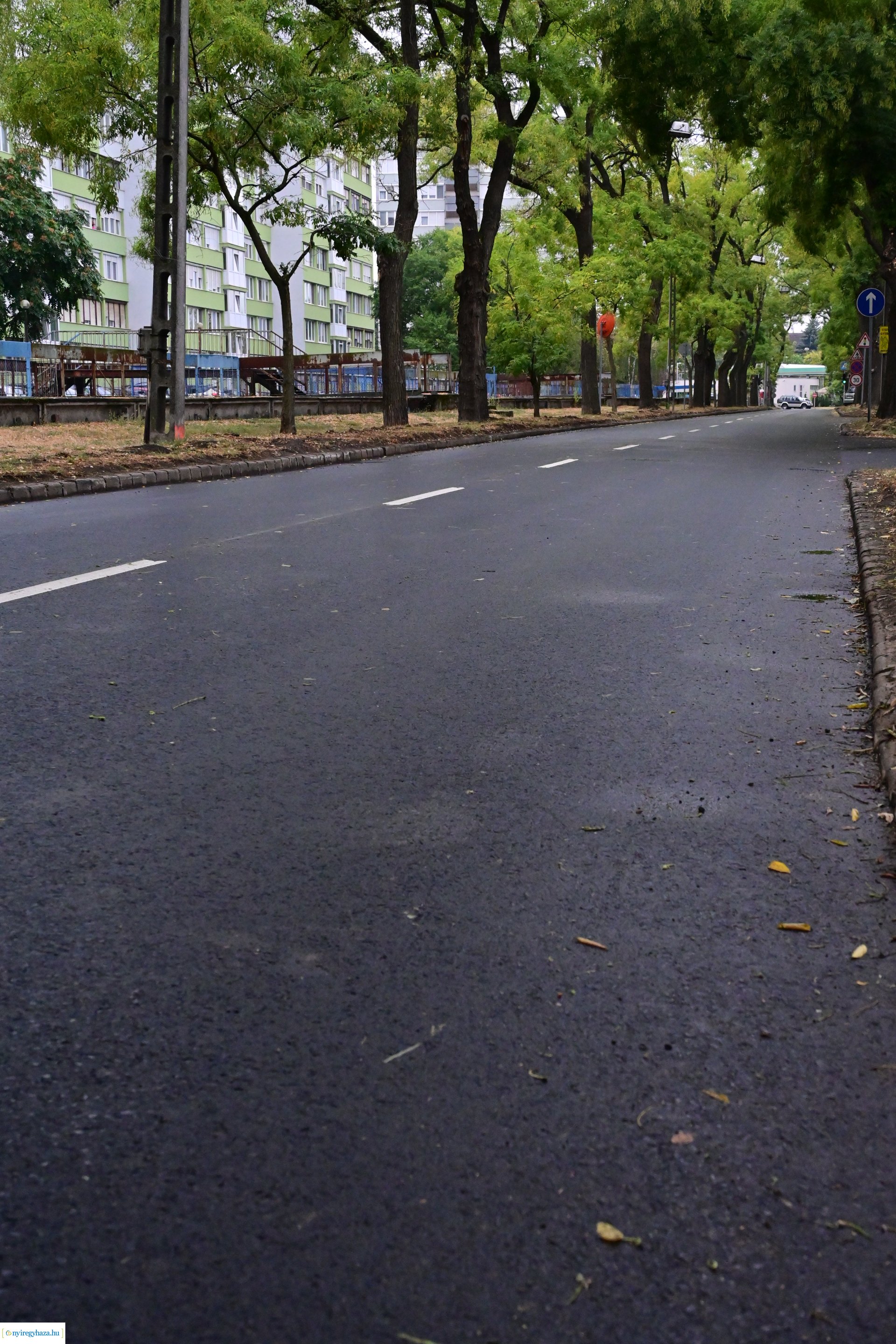 Árok utca új aszfalt 2024