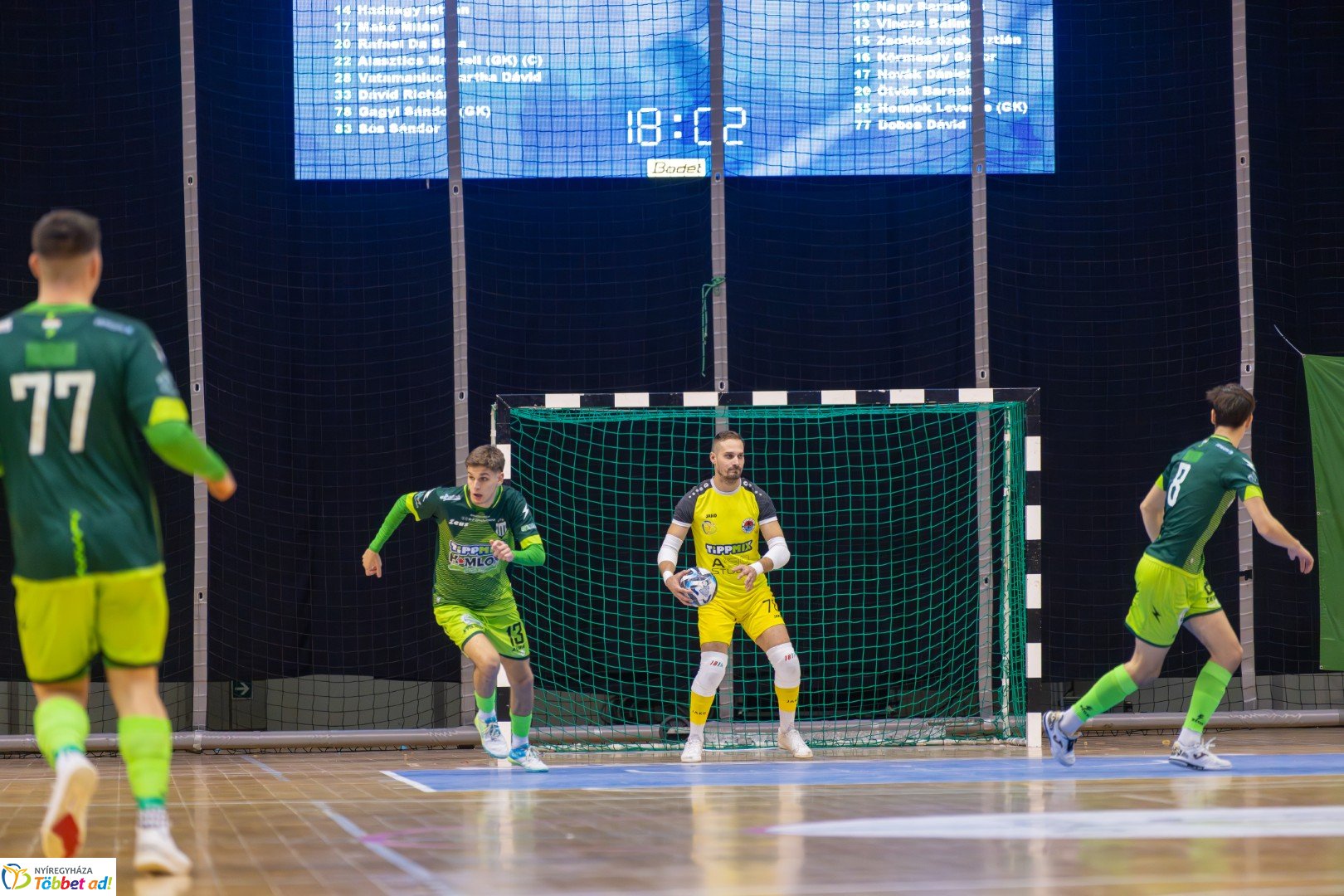 A’Studió Futsal Nyíregyháza – Haladás VSE