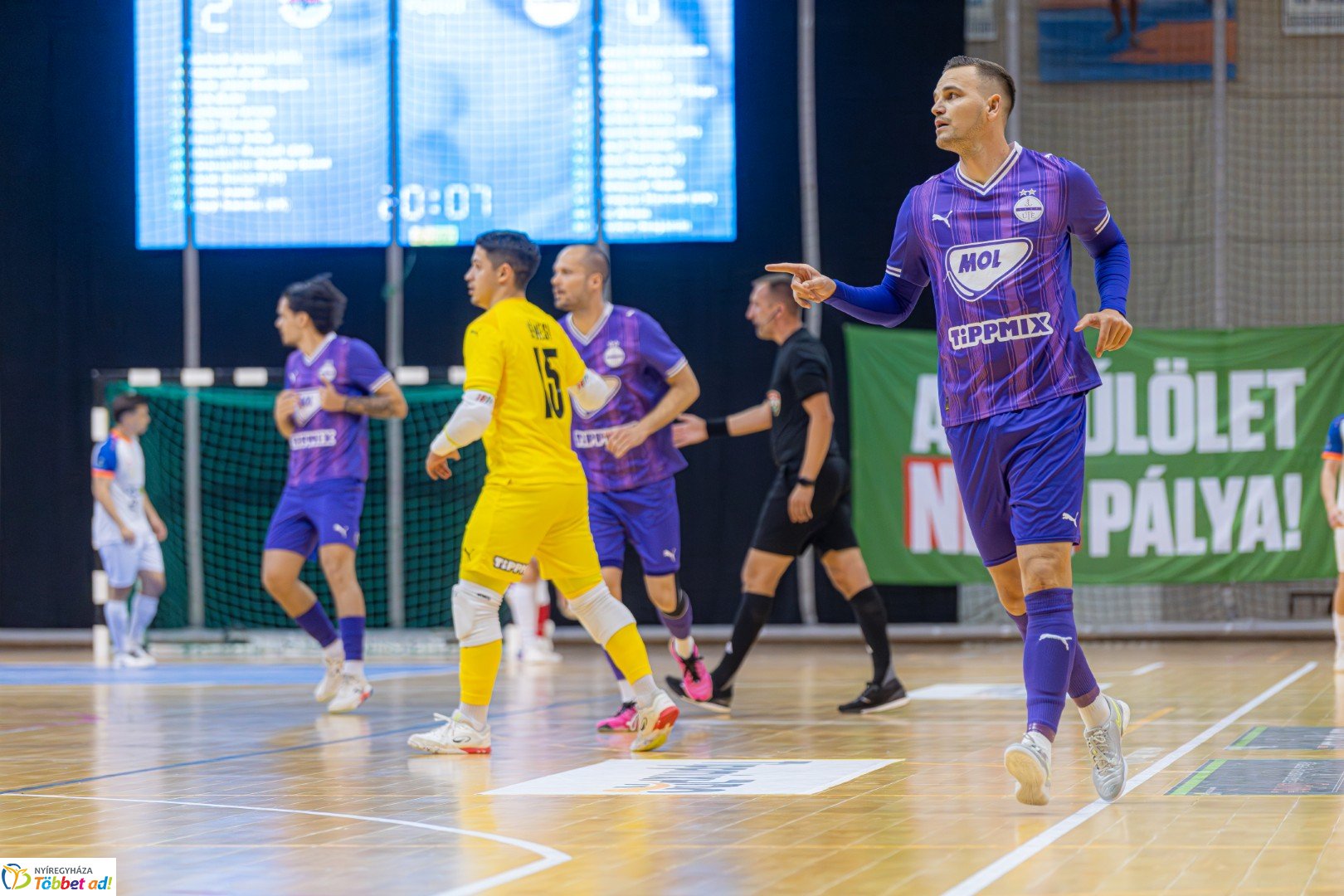 A’Studió Futsal Nyíregyháza – Újpest FC 7–2 (3–1)