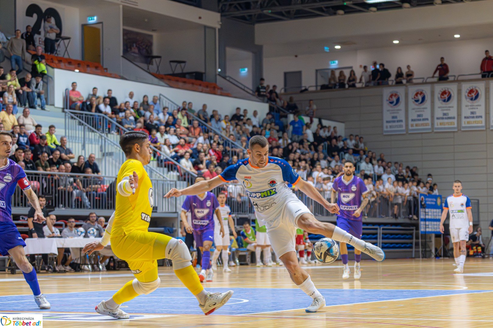 A’Studió Futsal Nyíregyháza – Újpest FC 7–2 (3–1)