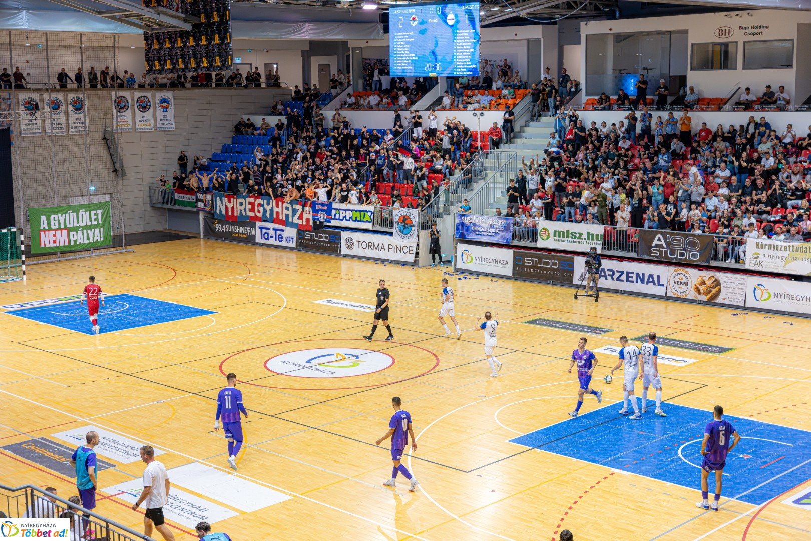A’Studió Futsal Nyíregyháza – Újpest FC 7–2 (3–1)