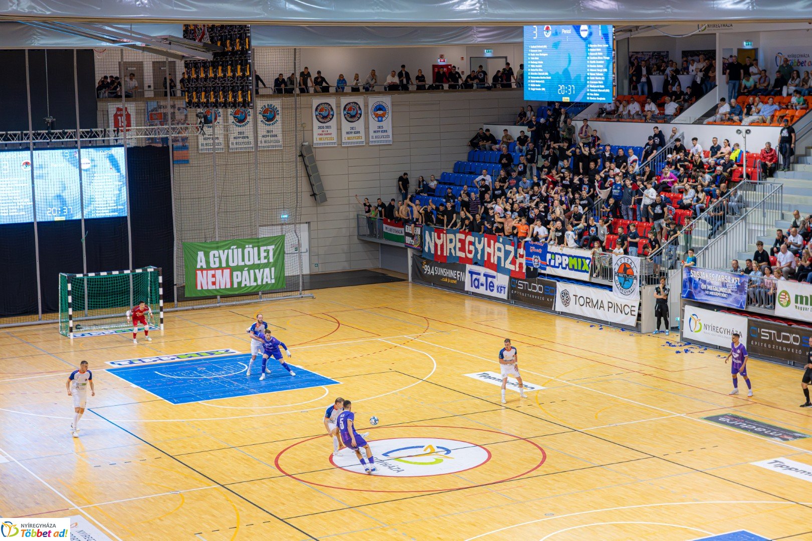 A’Studió Futsal Nyíregyháza – Újpest FC 7–2 (3–1)