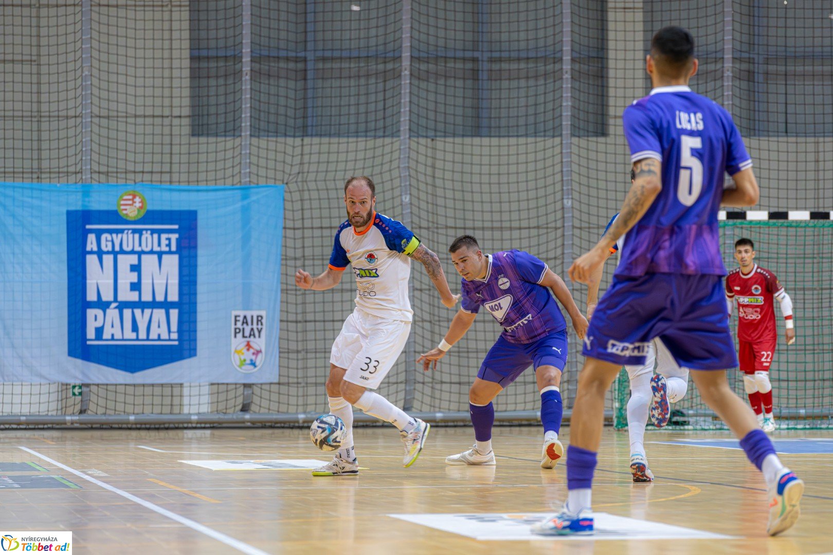 A’Studió Futsal Nyíregyháza – Újpest FC 7–2 (3–1)