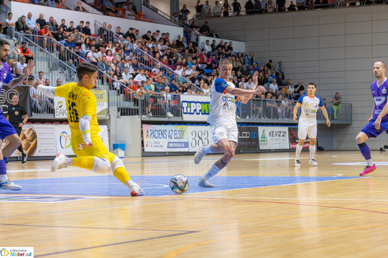 A’Studió Futsal Nyíregyháza – Újpest FC 7–2 (3–1)