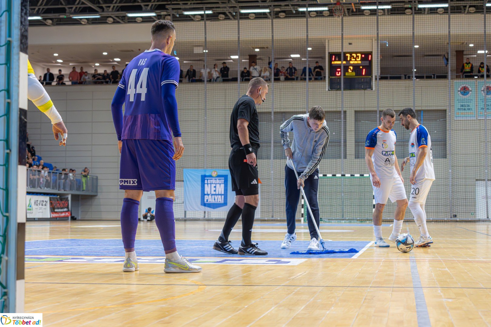 A’Studió Futsal Nyíregyháza – Újpest FC 7–2 (3–1)