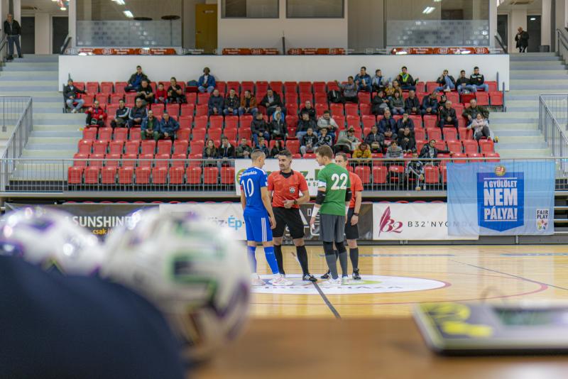 A’Studió Futsal Nyíregyháza–Rubeola FC futsal mérkőzés a Continental Arénéban