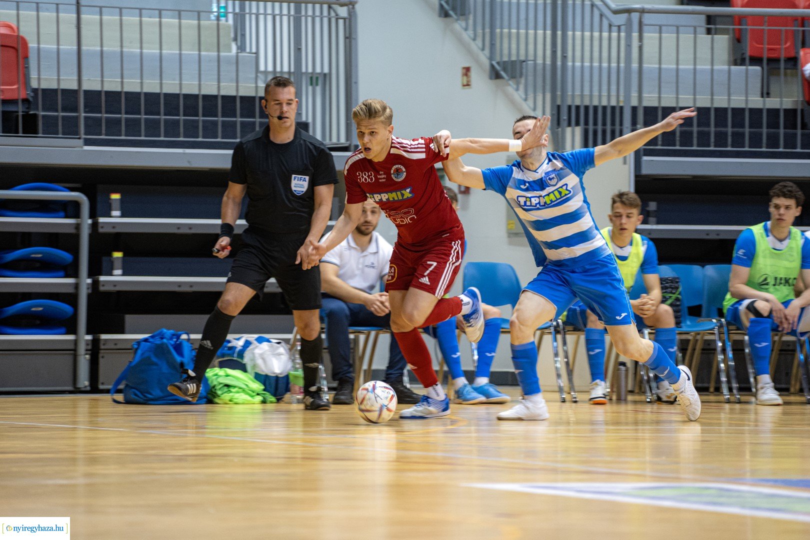 A'Stúdió Futsal vs. SG Kecskemét futsal mérkőzés a Continental Arénában