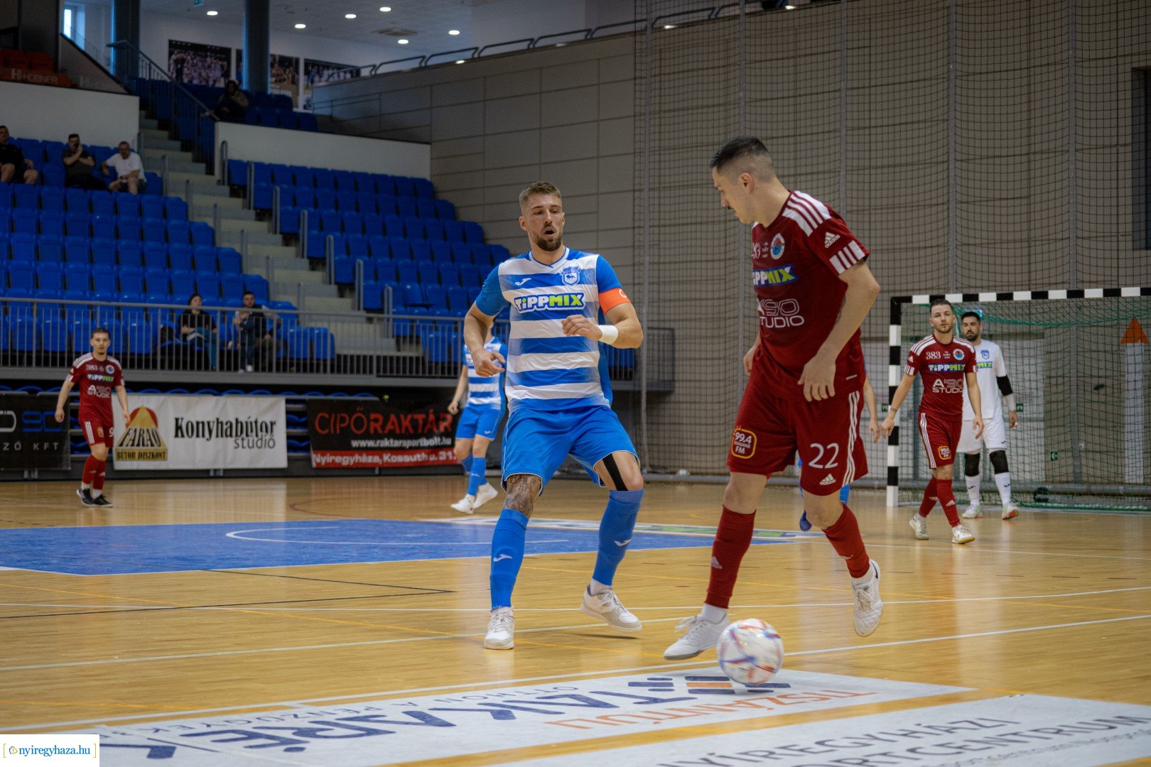 A'Stúdió Futsal vs. SG Kecskemét futsal mérkőzés a Continental Arénában
