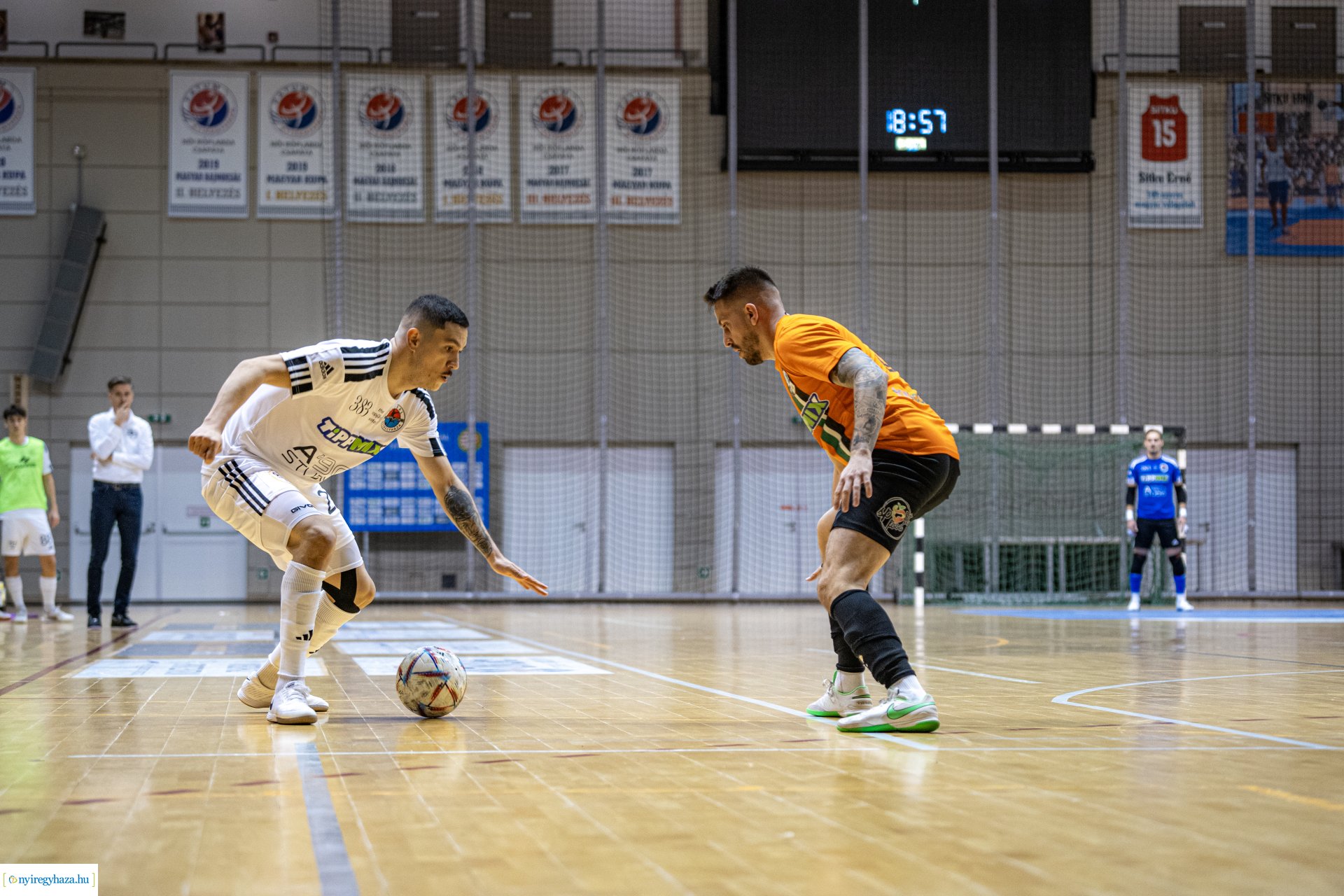 A'Stúdió Nyíregyháza vs Aramis SE futsal mérkőzés a Continental Arénában