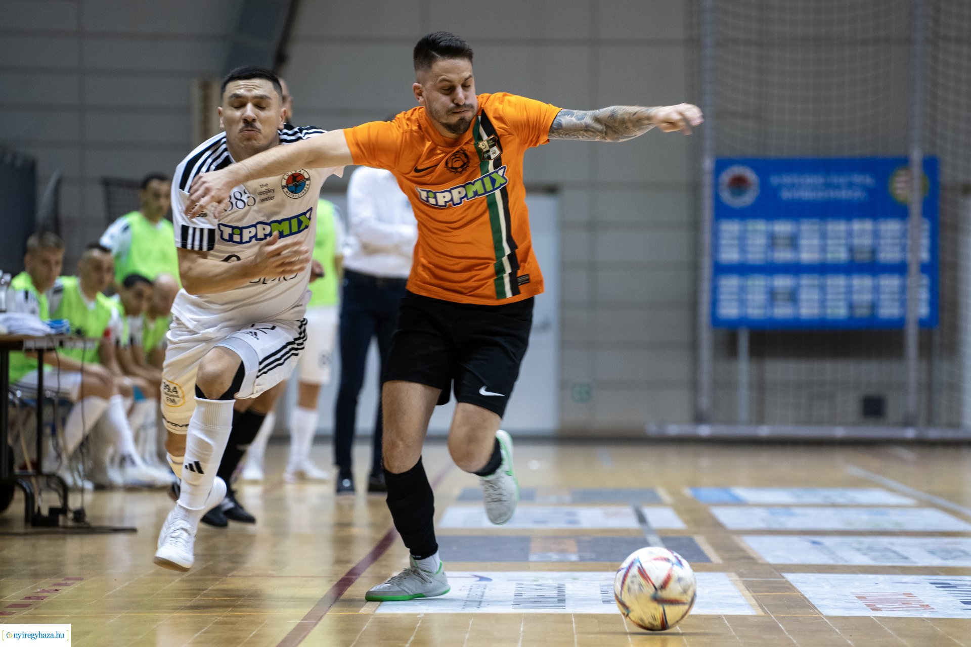 A'Stúdió Nyíregyháza vs Aramis SE futsal mérkőzés a Continental Arénában