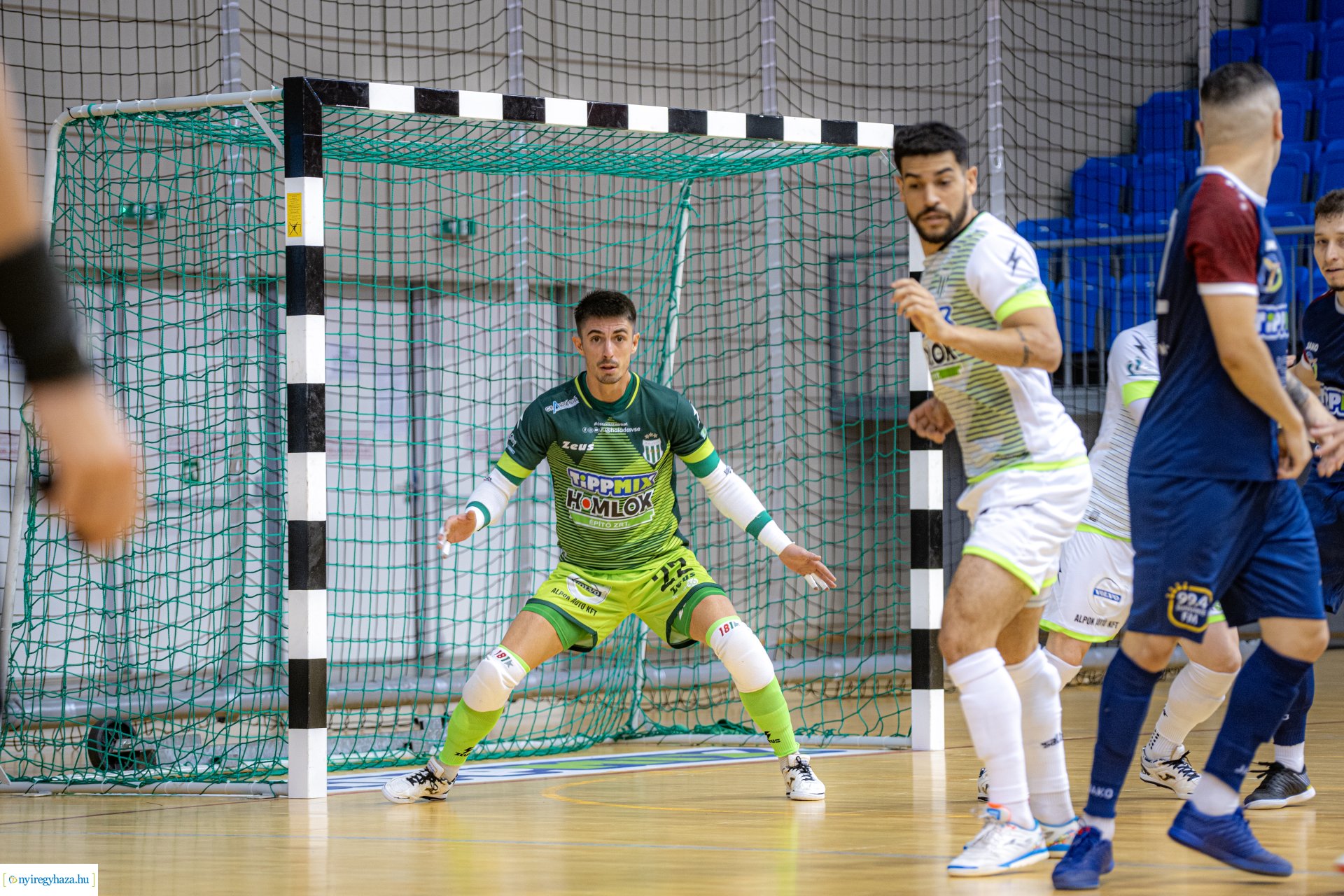 A'STÚDIÓ NYÍREGYHÁZA VS HALADÁS VSE futsal labdarúgó mérkőzés a Continental Arénában