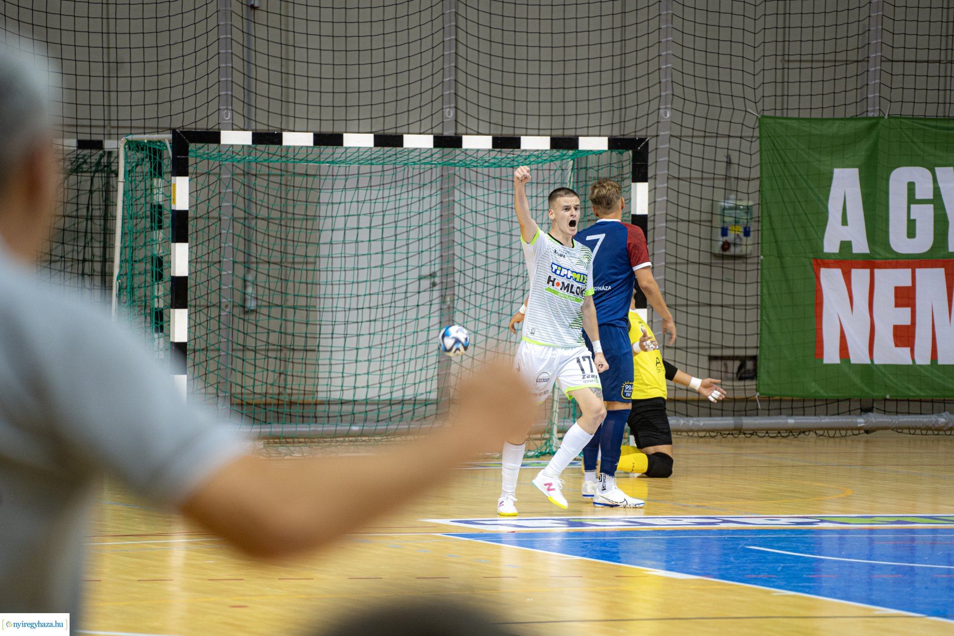 A'STÚDIÓ NYÍREGYHÁZA VS HALADÁS VSE futsal labdarúgó mérkőzés a Continental Arénában