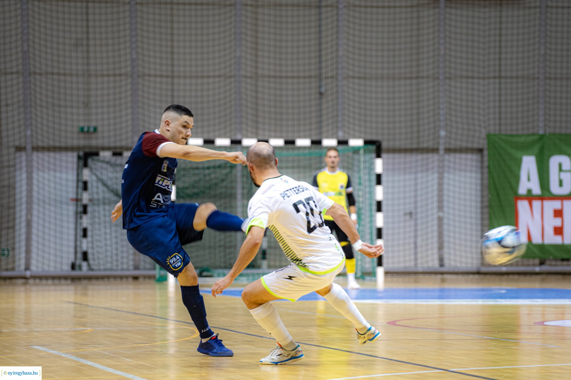 A'STÚDIÓ NYÍREGYHÁZA VS HALADÁS VSE futsal labdarúgó mérkőzés a Continental Arénában