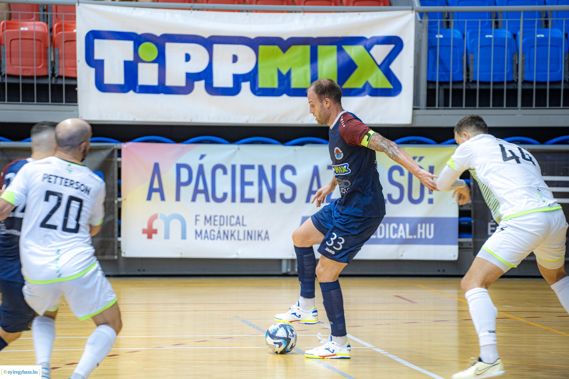 A'STÚDIÓ NYÍREGYHÁZA VS HALADÁS VSE futsal labdarúgó mérkőzés a Continental Arénában