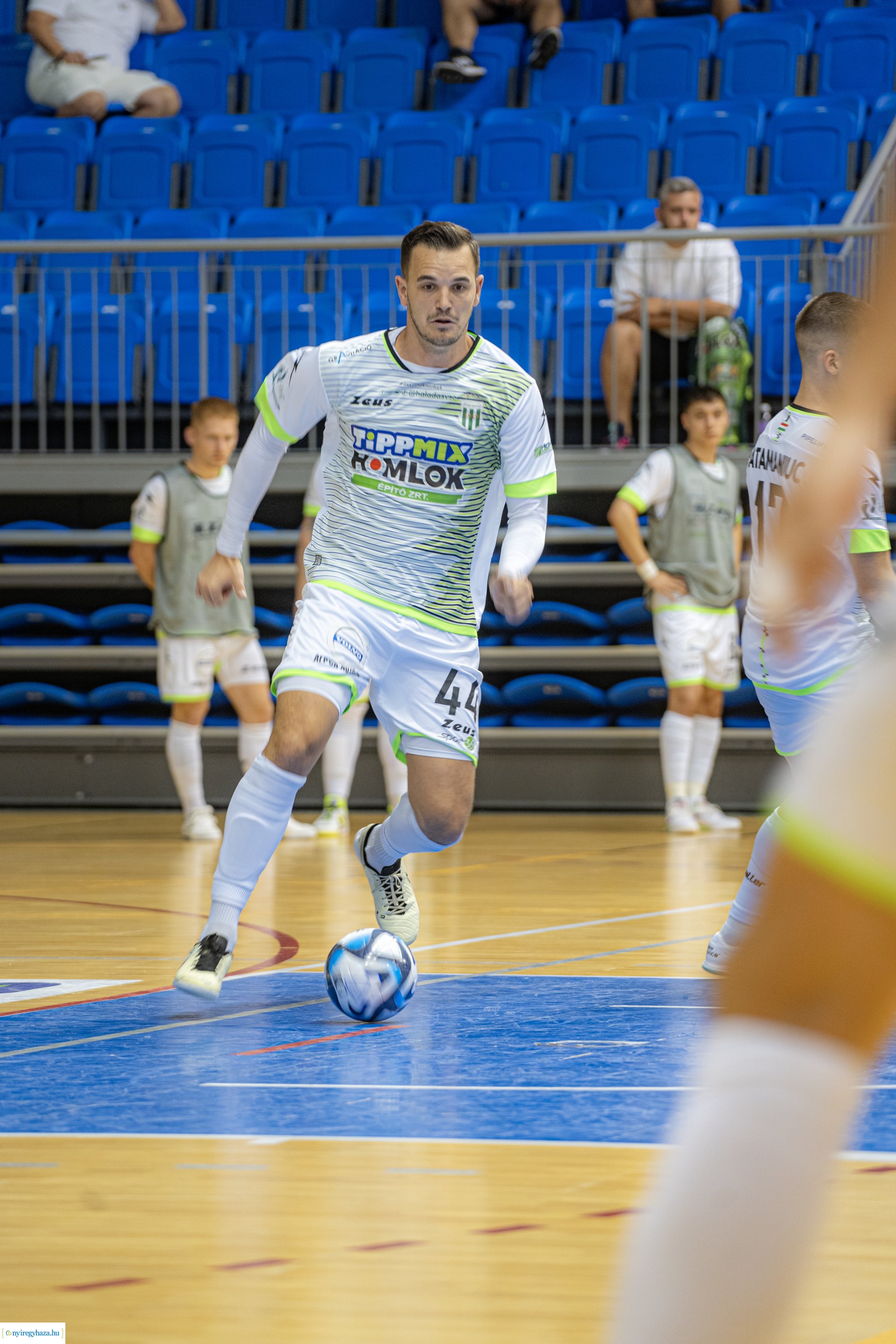 A'STÚDIÓ NYÍREGYHÁZA VS HALADÁS VSE futsal labdarúgó mérkőzés a Continental Arénában