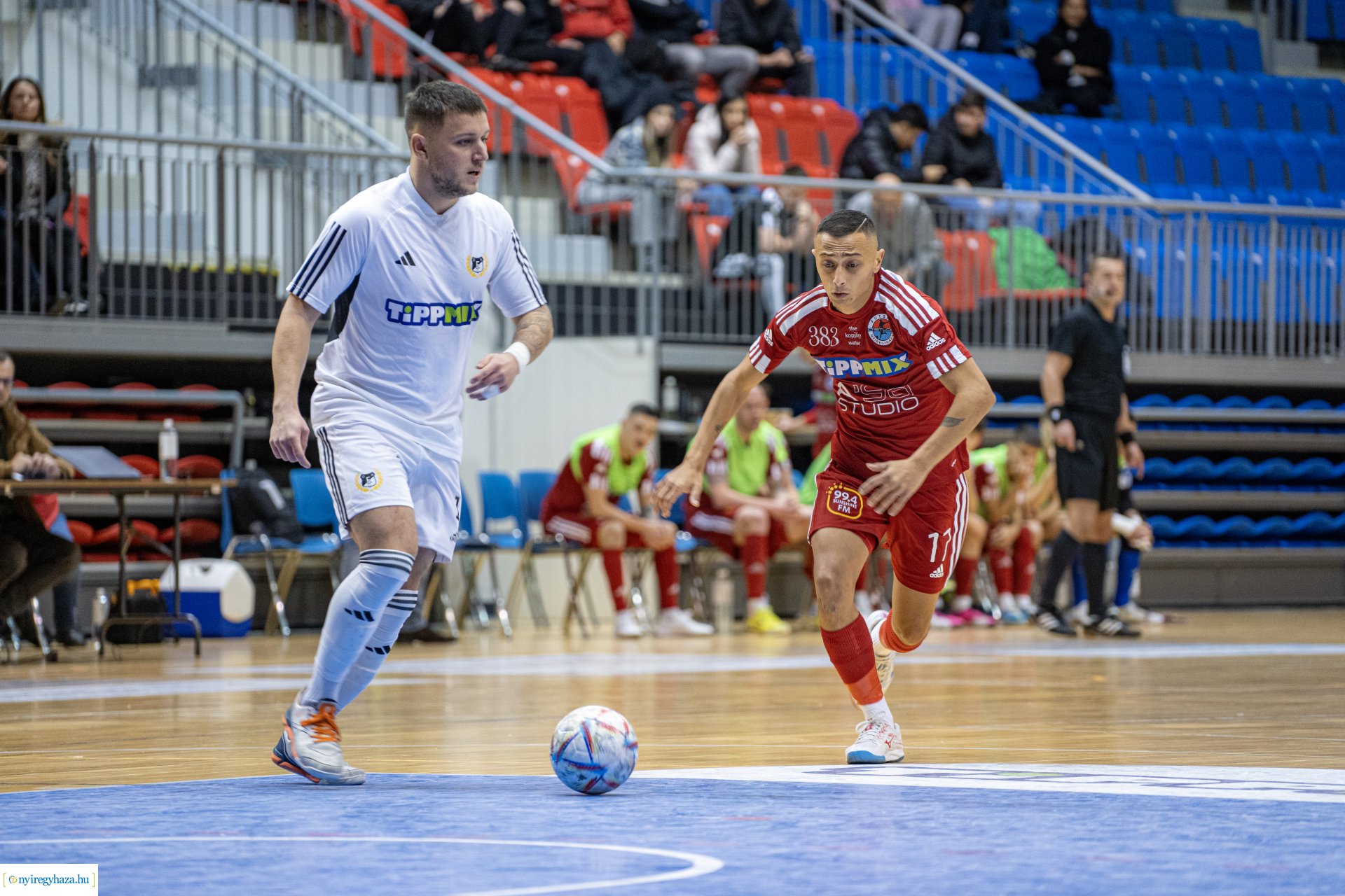 A’Stúdió Nyíregyháza–DEAC Futsal mérkőzés a Continental Arénában