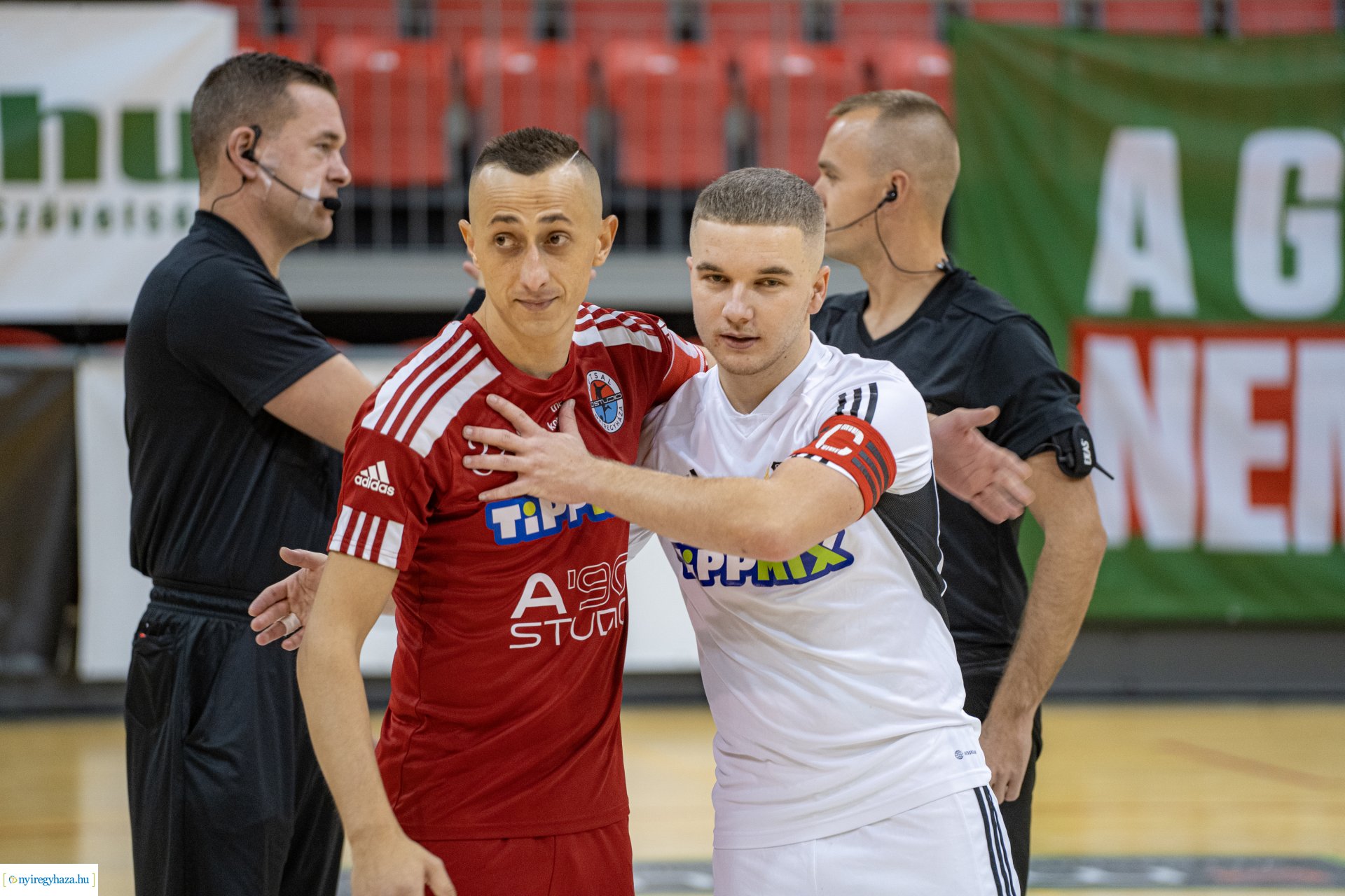 A’Stúdió Nyíregyháza–DEAC Futsal mérkőzés a Continental Arénában