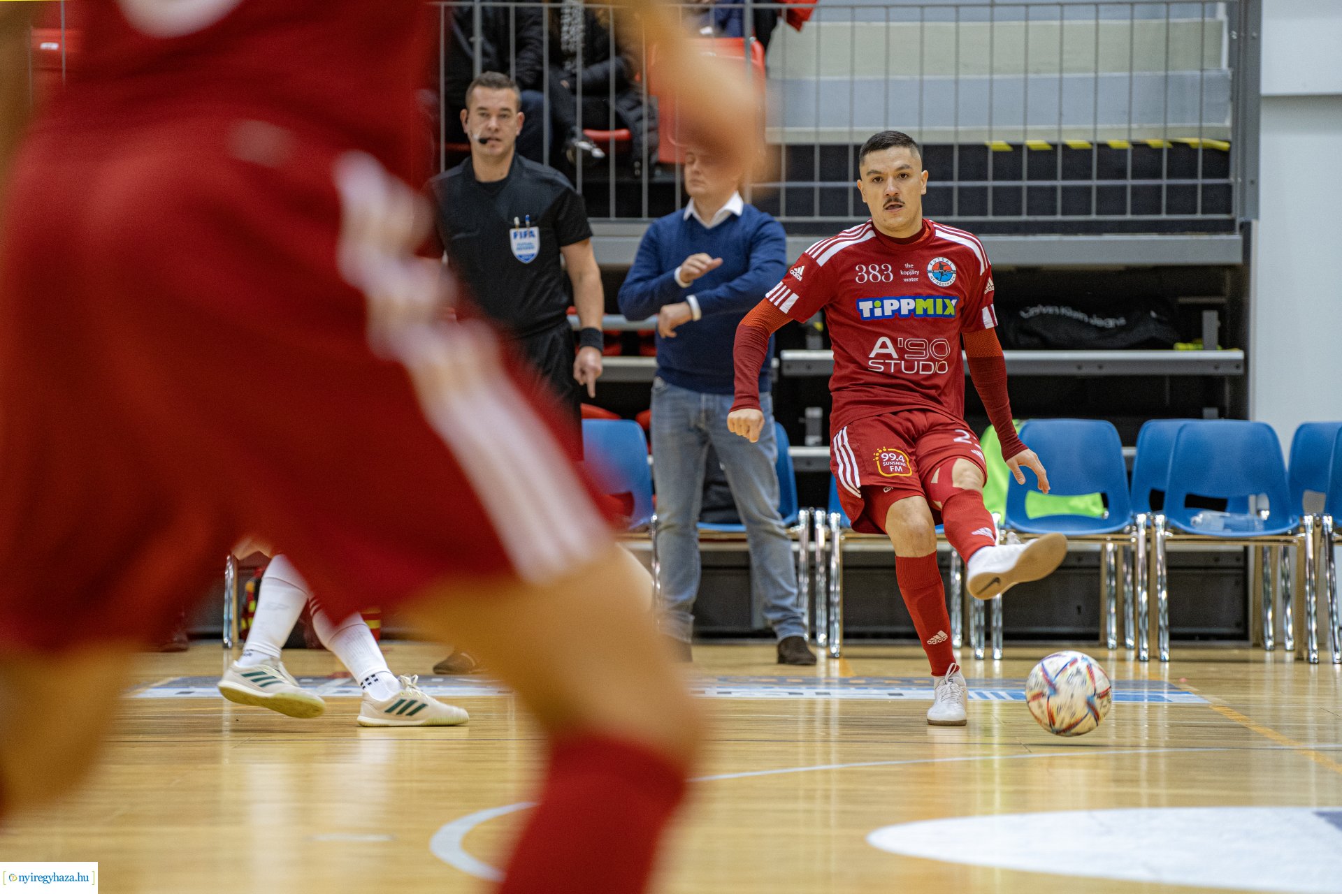 A’Stúdió Nyíregyháza–DEAC Futsal mérkőzés a Continental Arénában