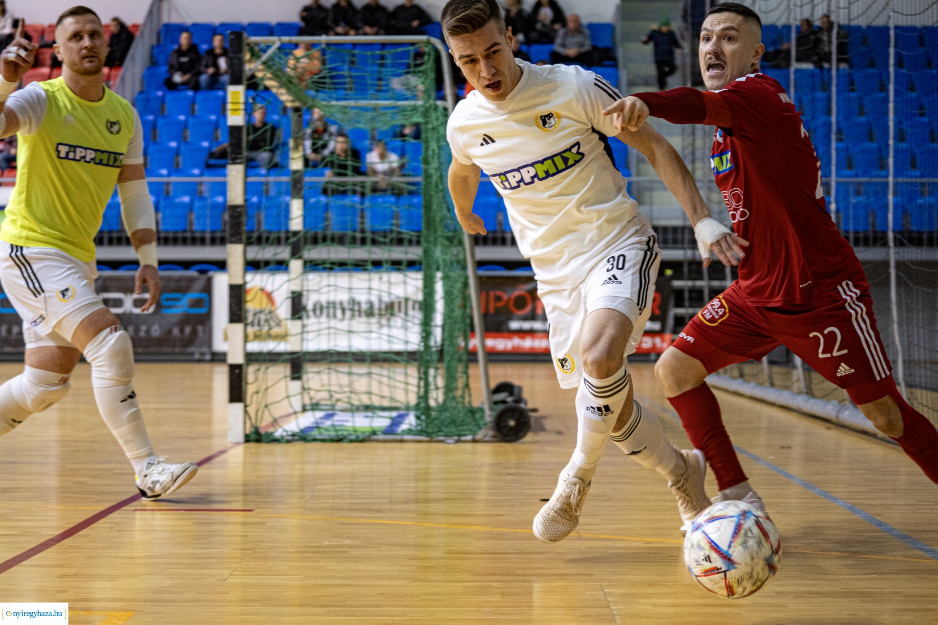 A’Stúdió Nyíregyháza–DEAC Futsal mérkőzés a Continental Arénában