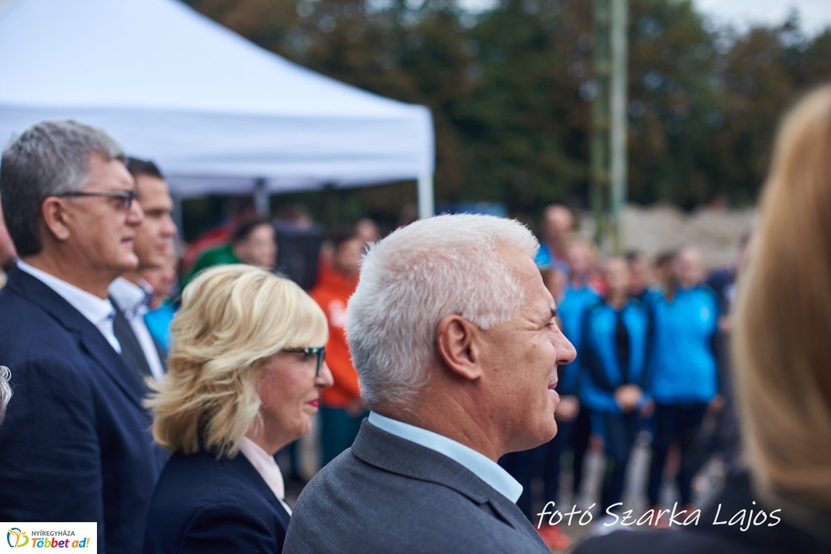 Atlétikai Centrum alapkőletétele