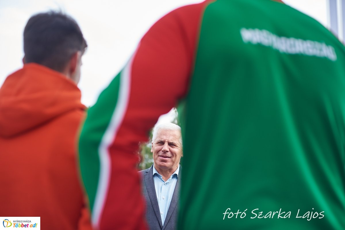 Atlétikai Centrum alapkőletétele