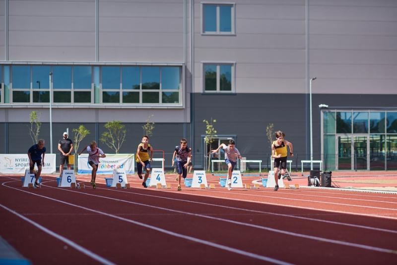 Atlétikai verseny  az új pályán 20210624