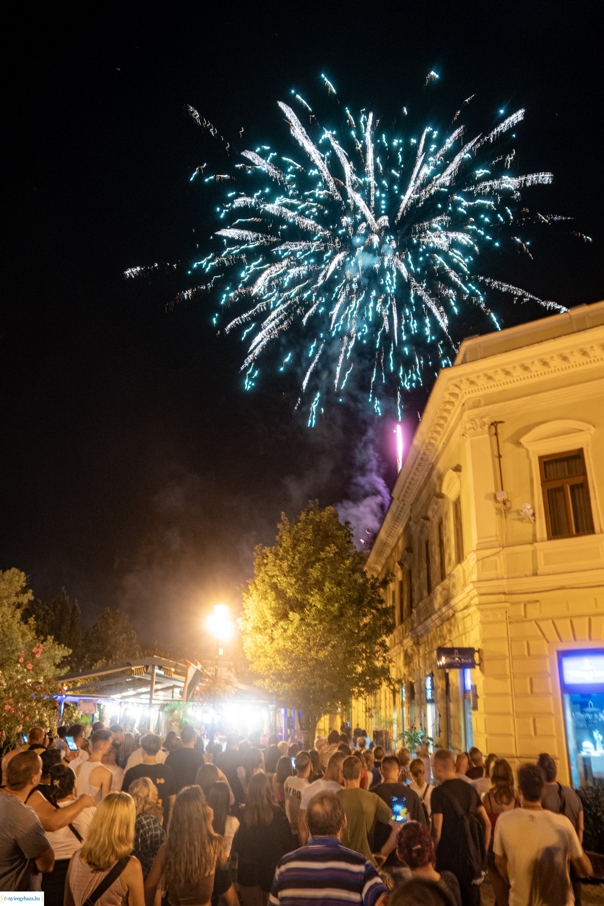 Augusztus 20-i tüzijáték Nyíregyházán