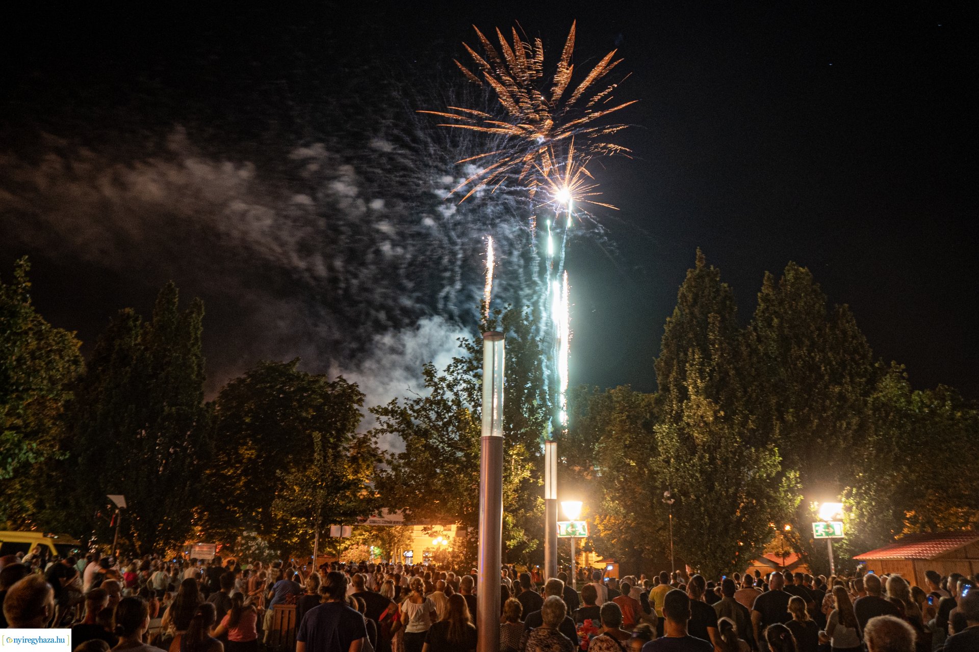 Augusztus 20-i tüzijáték Nyíregyházán